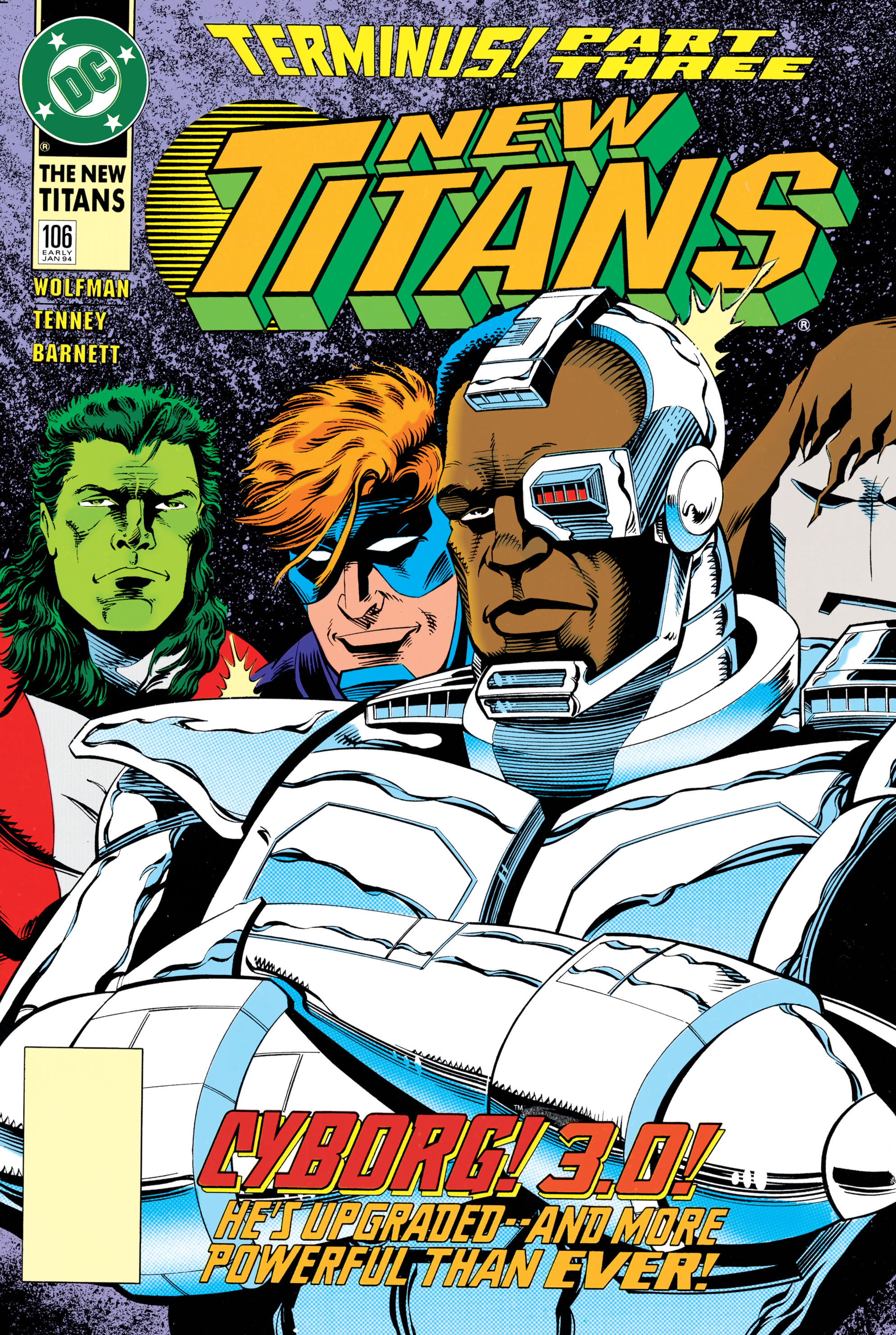 Read online The New Titans (1988) comic -  Issue #106 - 1