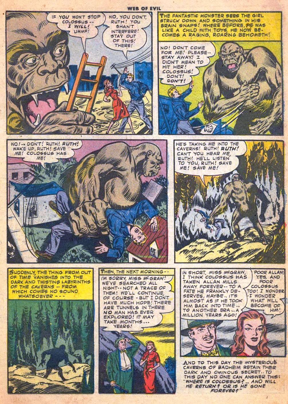 Read online Web of Evil comic -  Issue #9 - 17