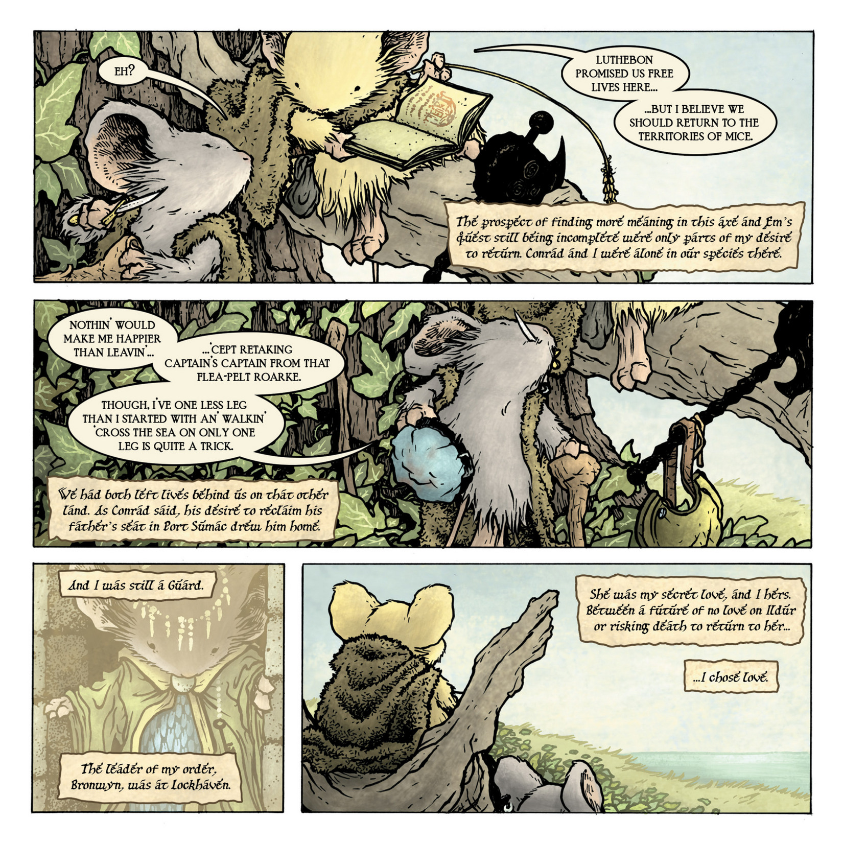 Read online Mouse Guard: The Black Axe comic -  Issue #5 - 12