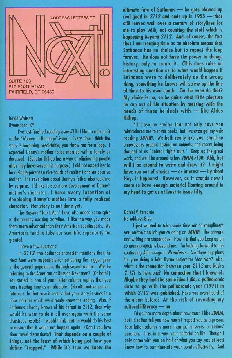 Read online John Byrne's Next Men (1992) comic -  Issue #16 - 23