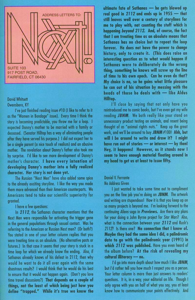 Read online John Byrne's Next Men (1992) comic -  Issue #16 - 23