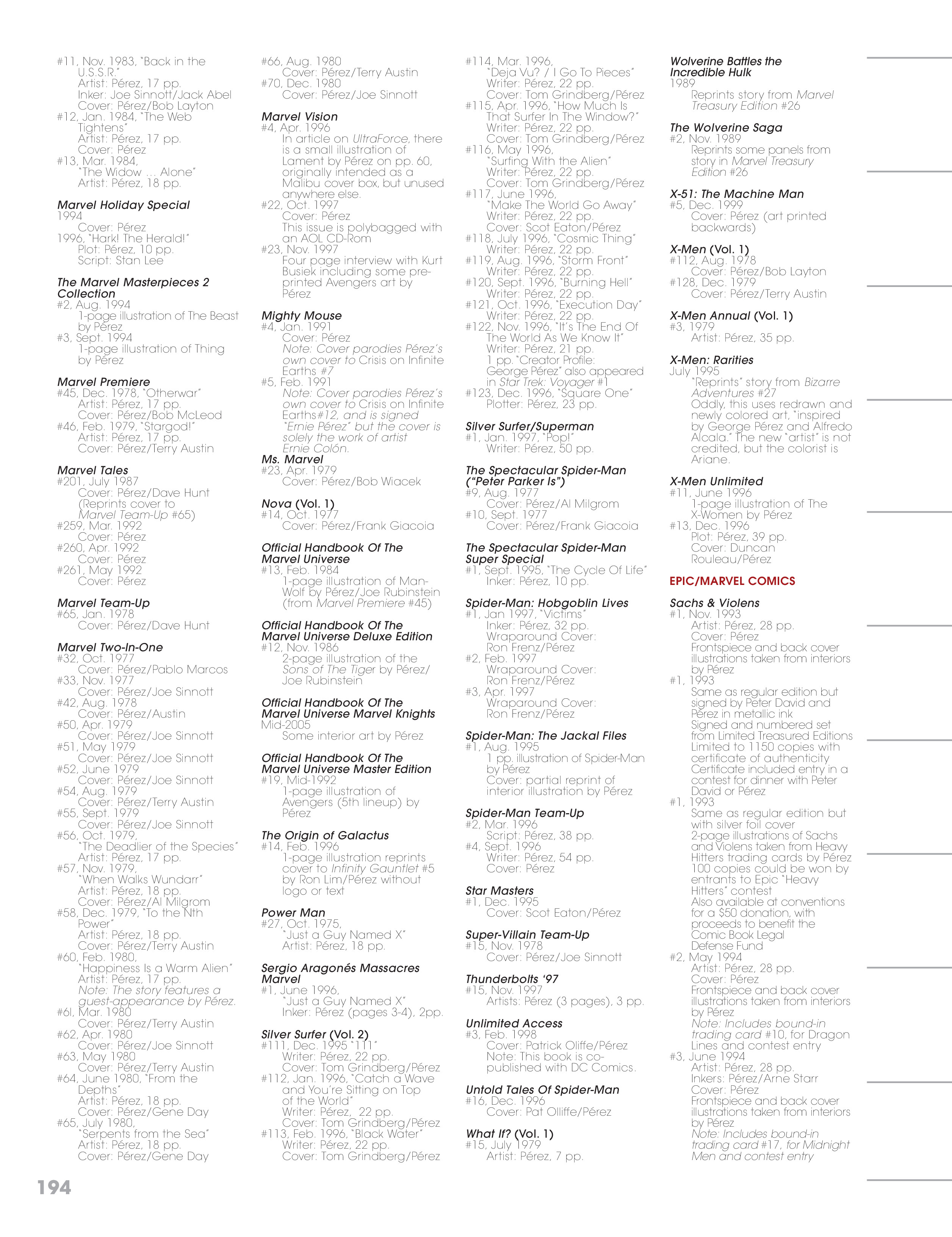 Read online George Perez Storyteller comic -  Issue # TPB 2 (Part 2) - 71