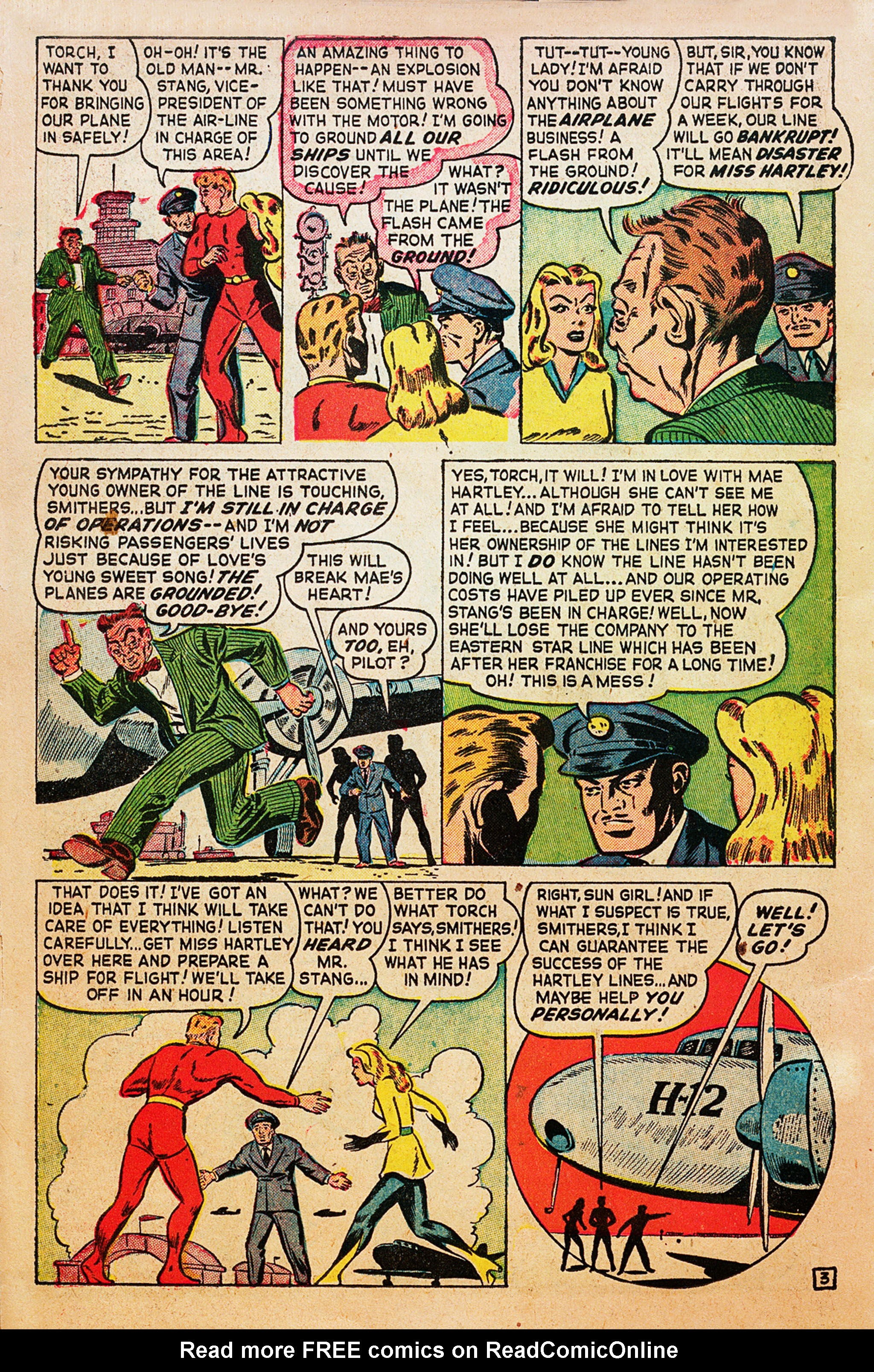 Read online The Human Torch (1940) comic -  Issue #35 - 20