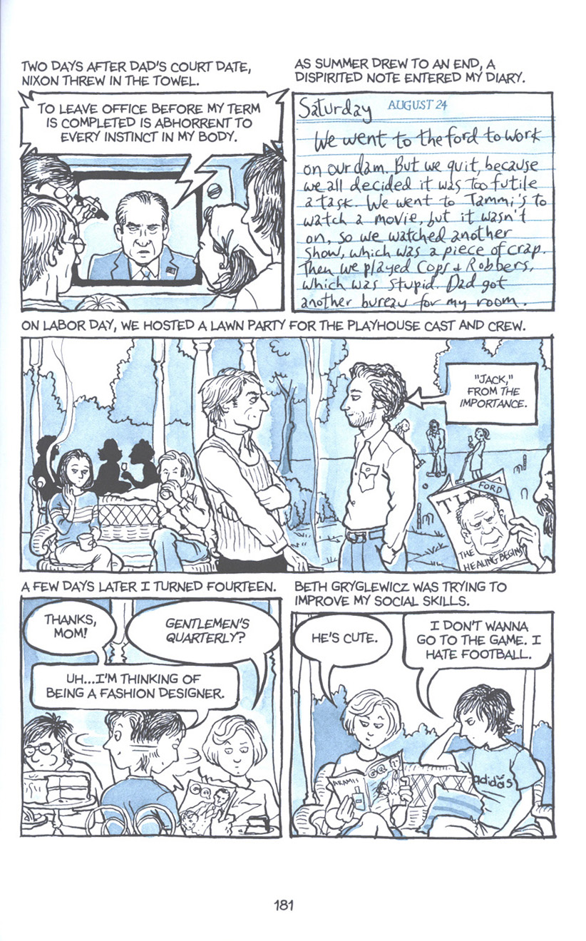 Read online Fun Home: A Family Tragicomic comic -  Issue # TPB - 187