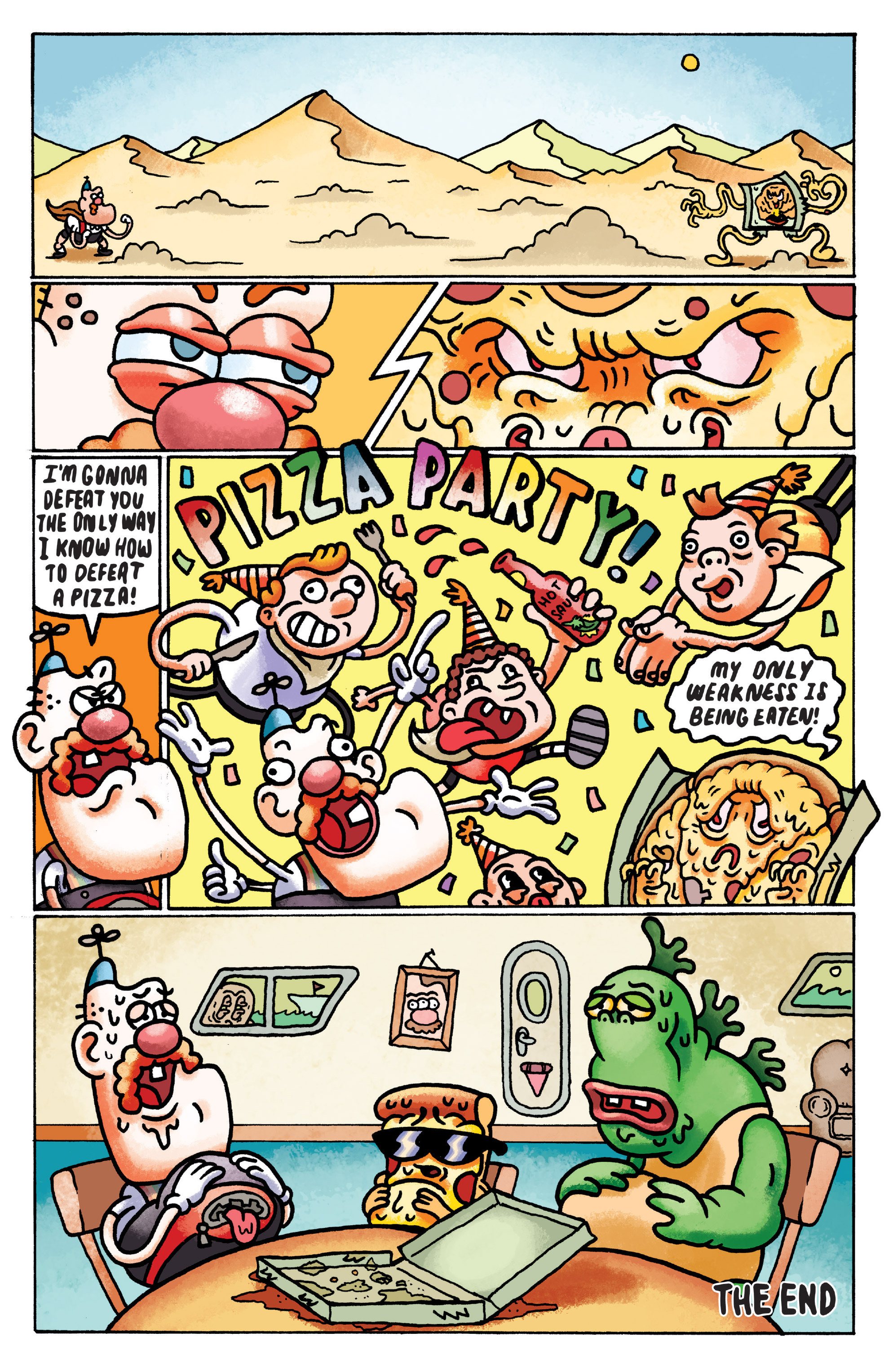 Read online Uncle Grandpa: Pizza Steve Special comic -  Issue # Full - 27