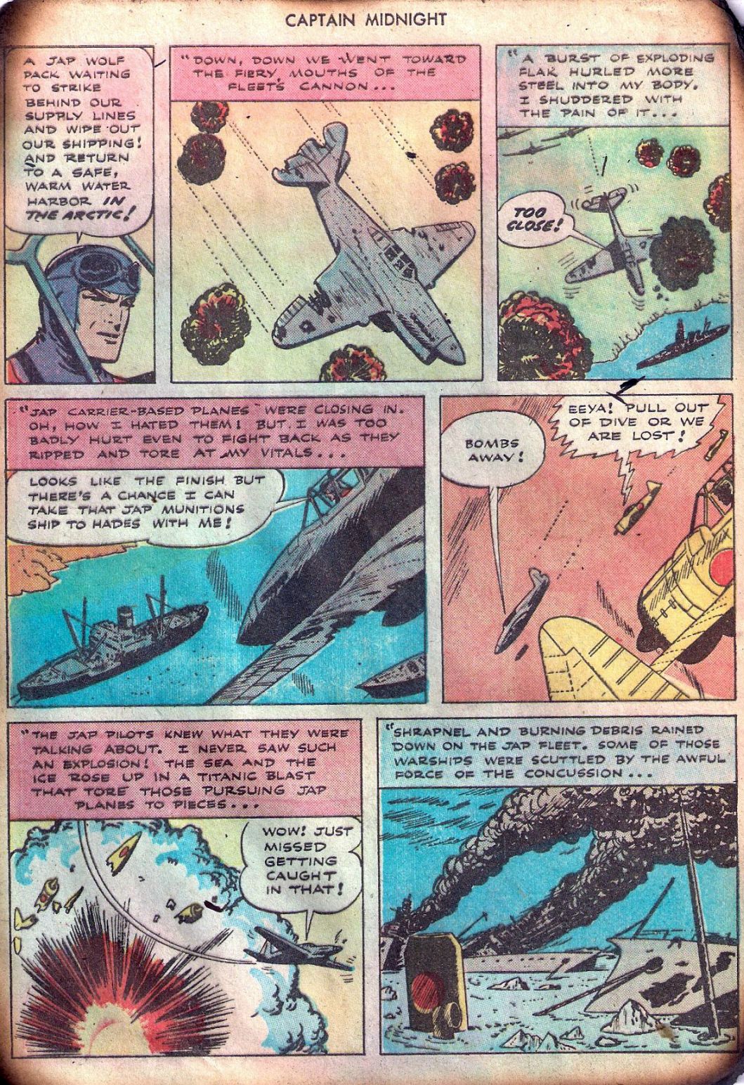 Read online Captain Midnight (1942) comic -  Issue #32 - 33
