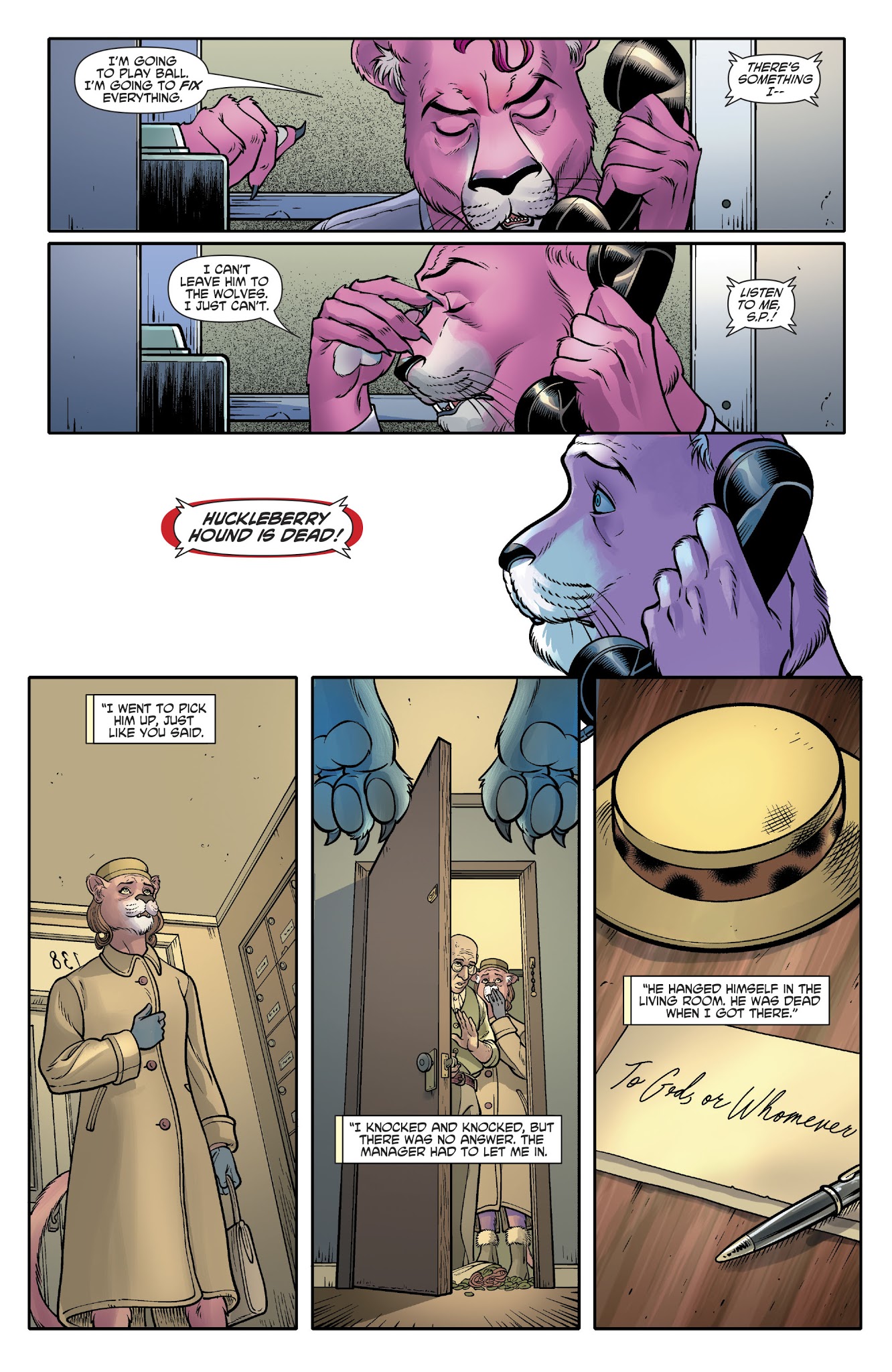 Read online Exit Stage Left: The Snagglepuss Chronicles comic -  Issue #5 - 14