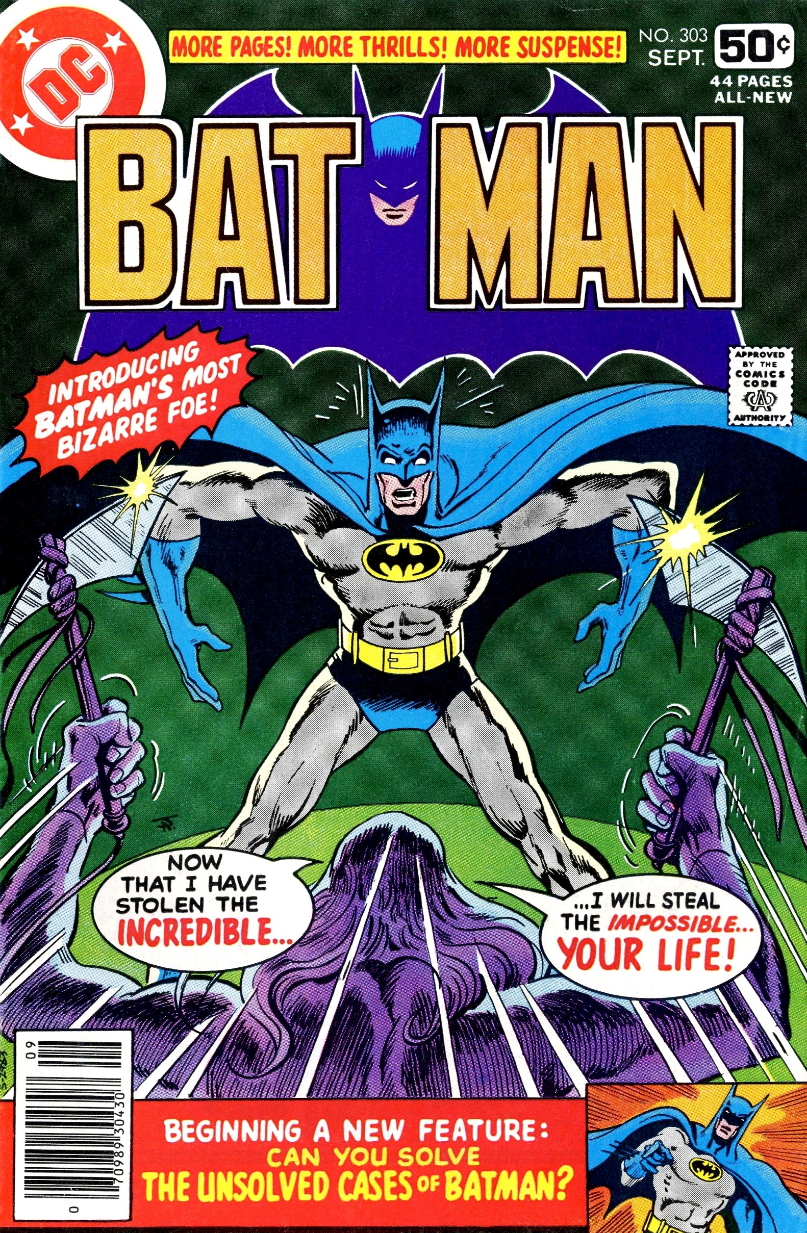 Read online Batman (1940) comic -  Issue #303 - 1