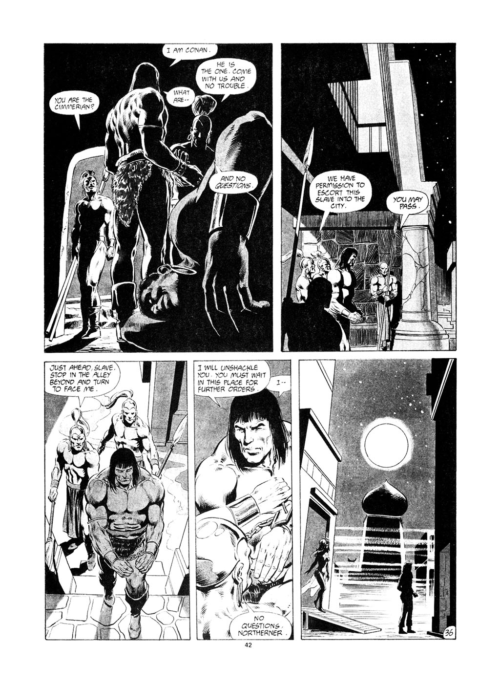 Read online The Savage Sword Of Conan comic -  Issue #149 - 42