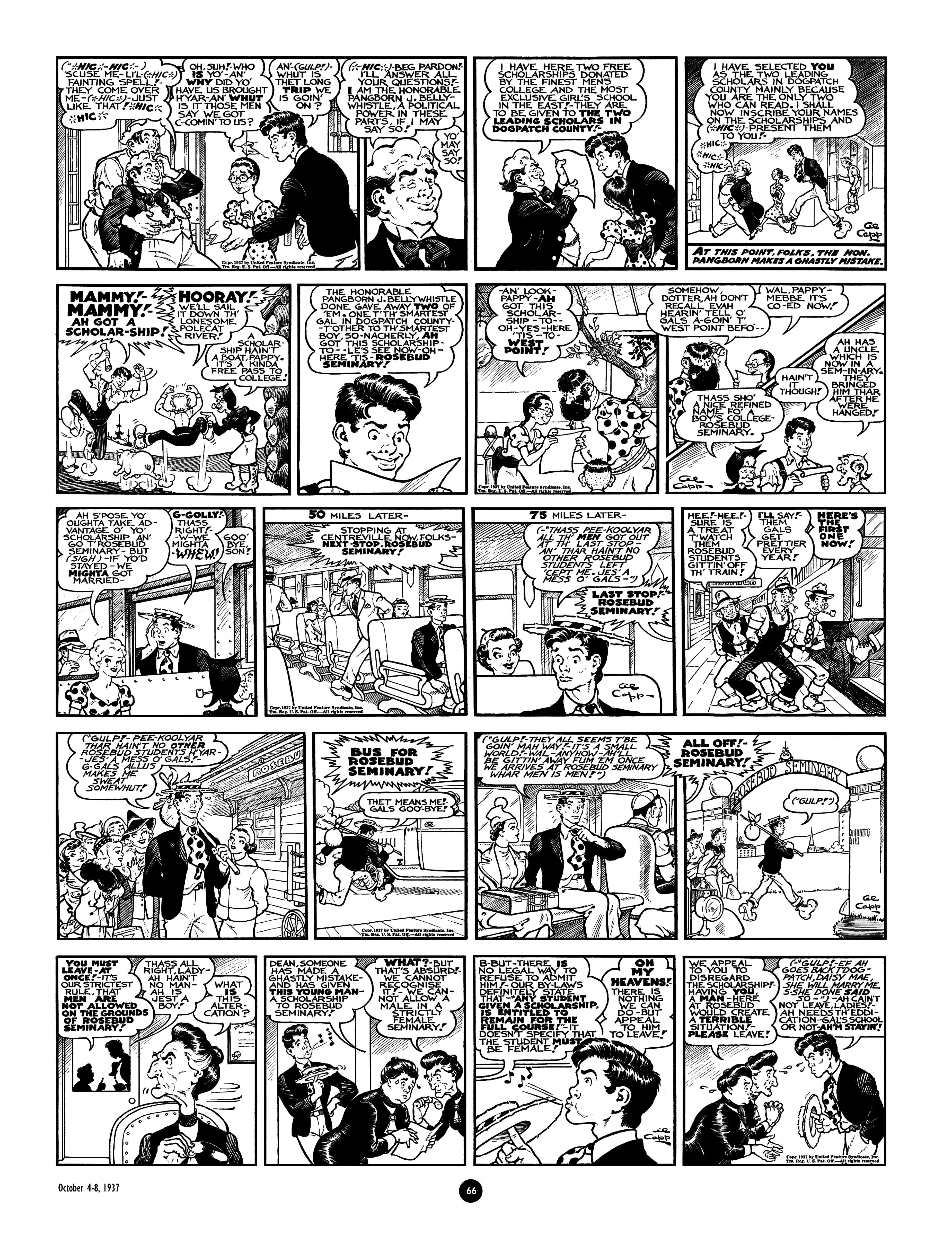 Read online Al Capp's Li'l Abner Complete Daily & Color Sunday Comics comic -  Issue # TPB 2 (Part 1) - 67