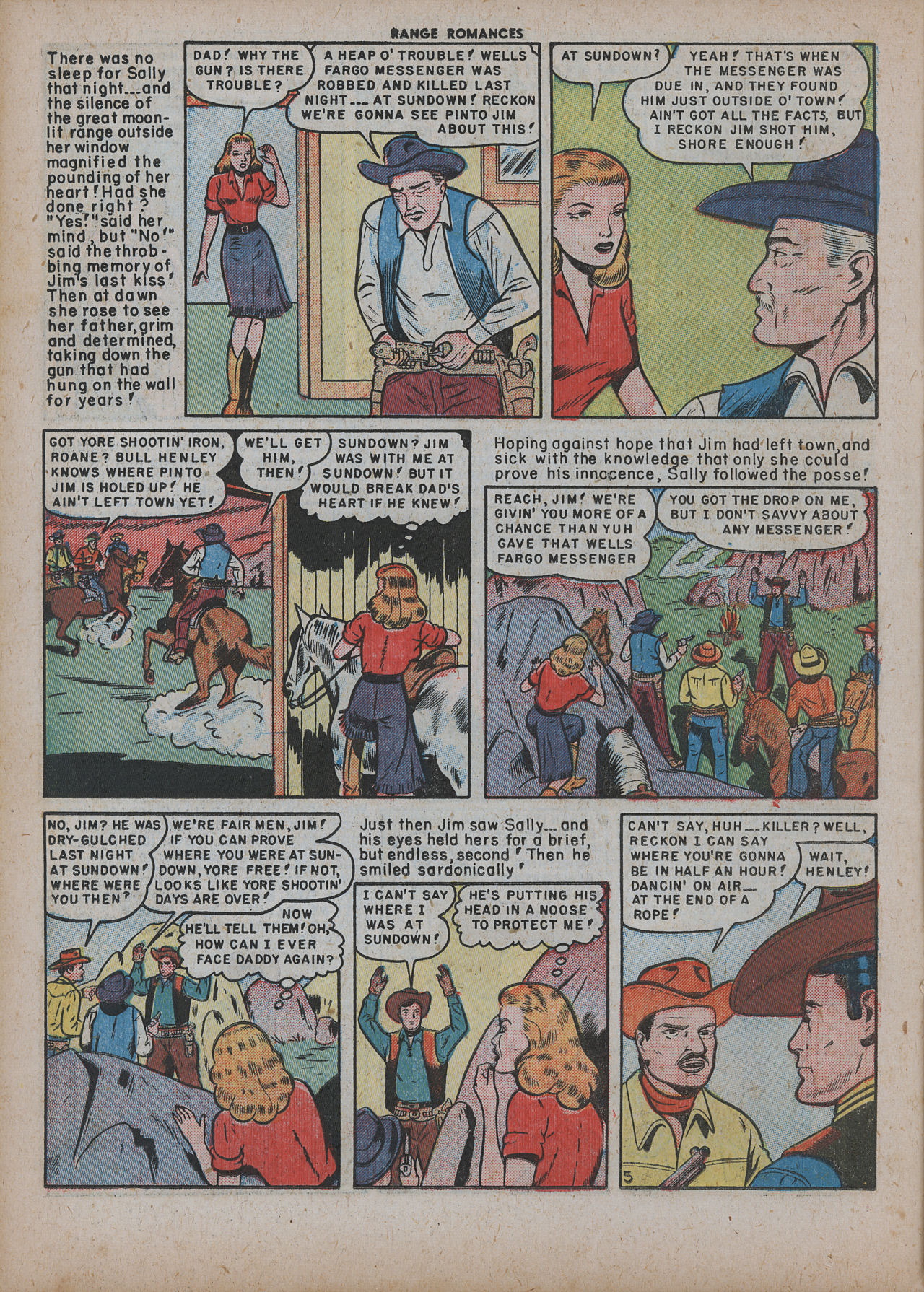 Read online Range Romances comic -  Issue #5 - 24