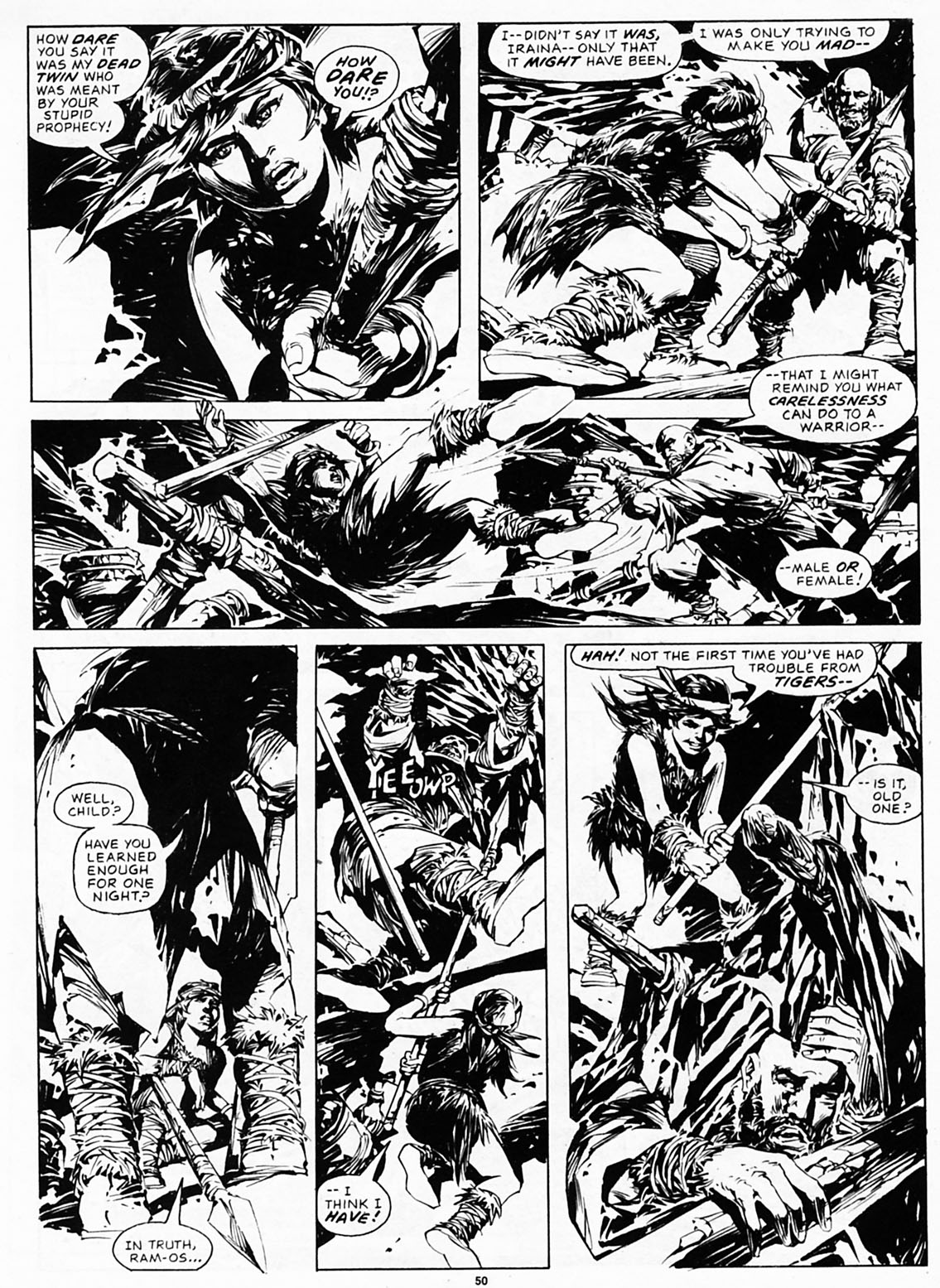 Read online The Savage Sword Of Conan comic -  Issue #191 - 52