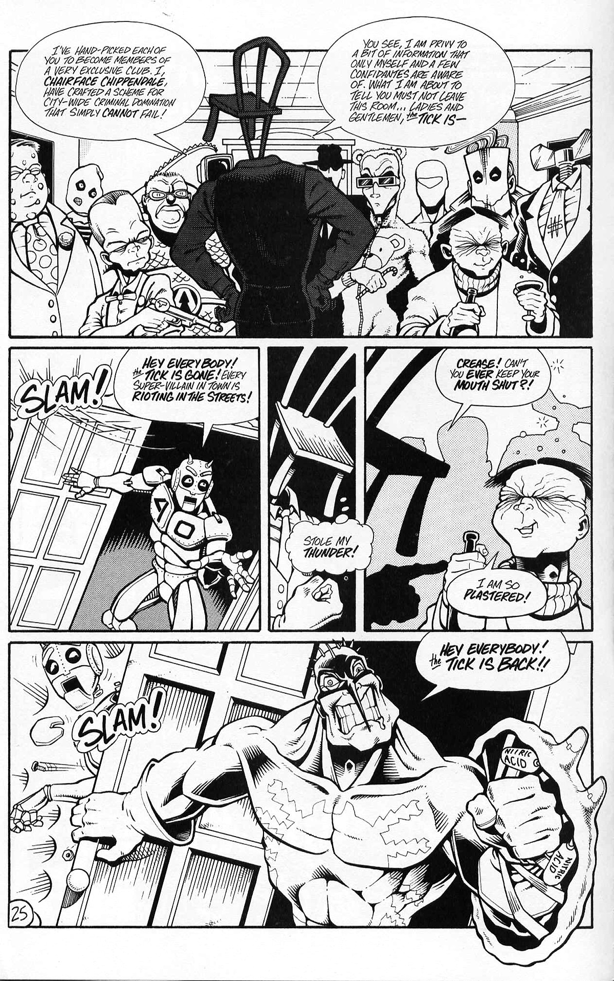 Read online The Tick: The Luny Bin Trilogy comic -  Issue #2 - 3