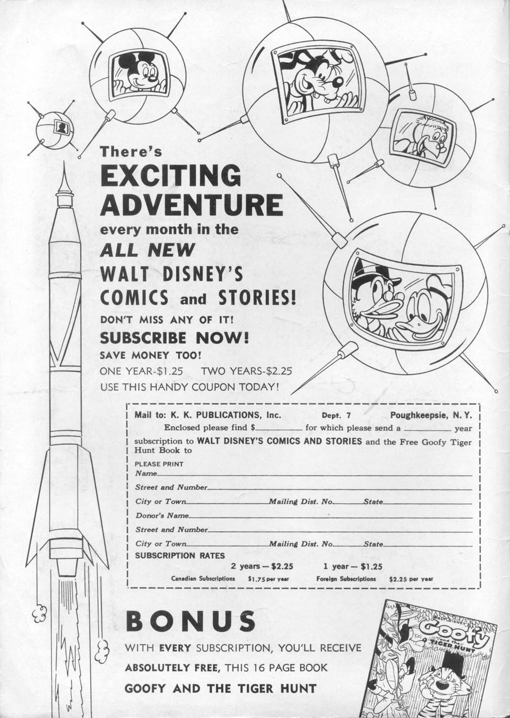 Read online Walt Disney's Comics and Stories comic -  Issue #274 - 2