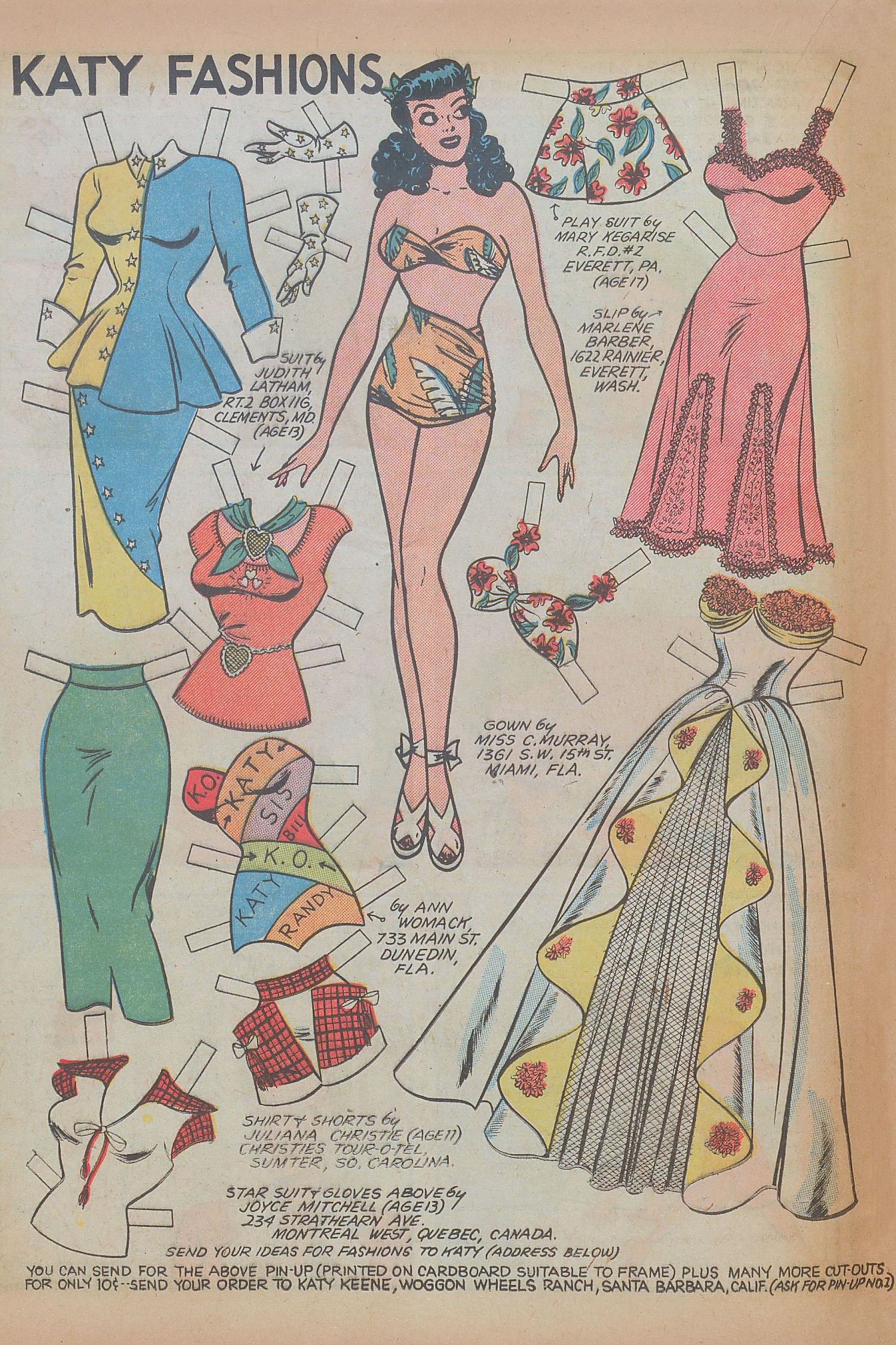 Read online Katy Keene (1949) comic -  Issue #8 - 16