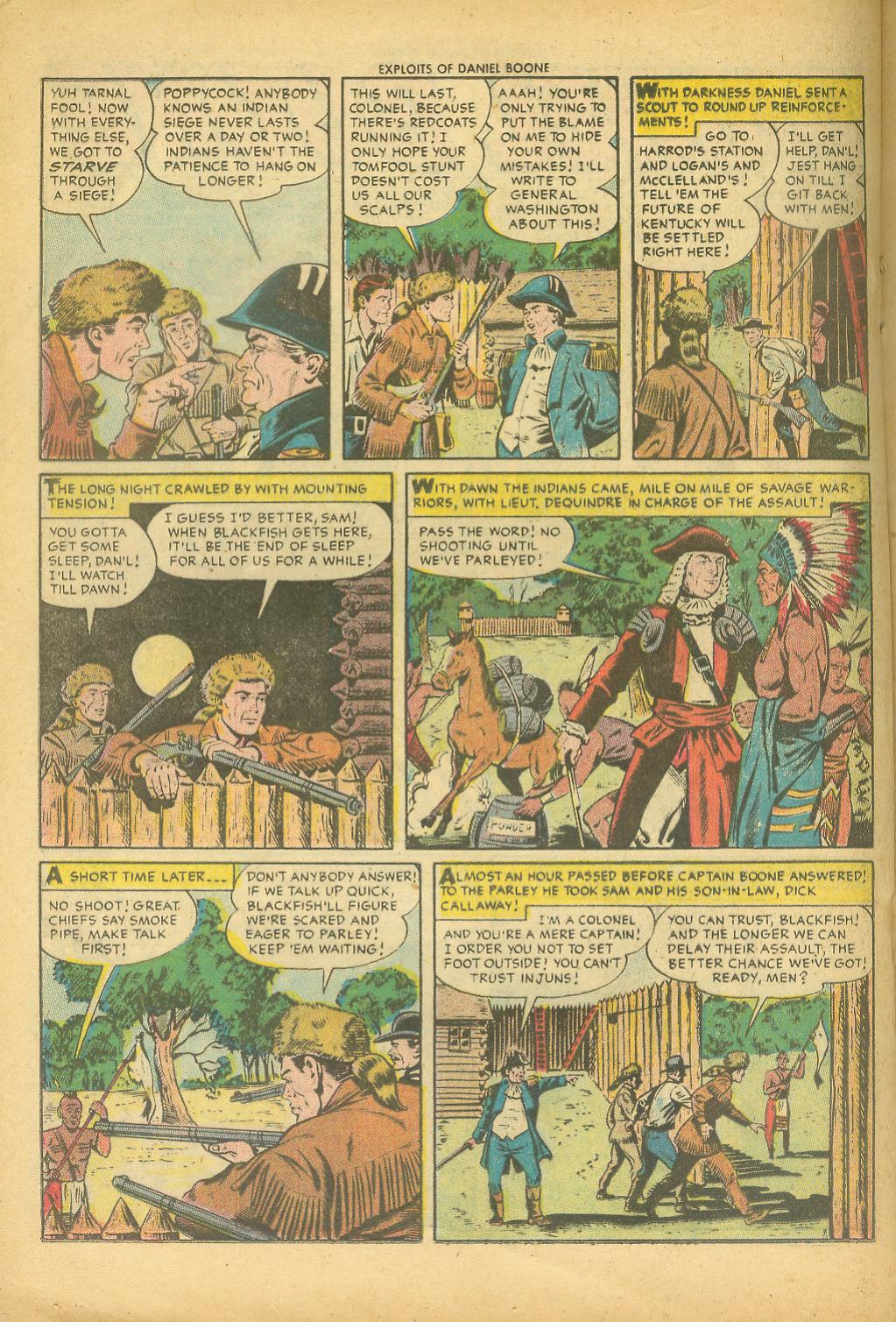 Read online Exploits of Daniel Boone comic -  Issue #1 - 20