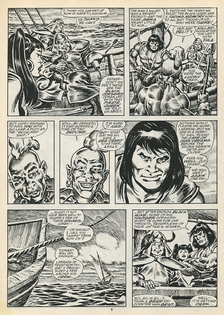 Read online The Savage Sword Of Conan comic -  Issue #192 - 9