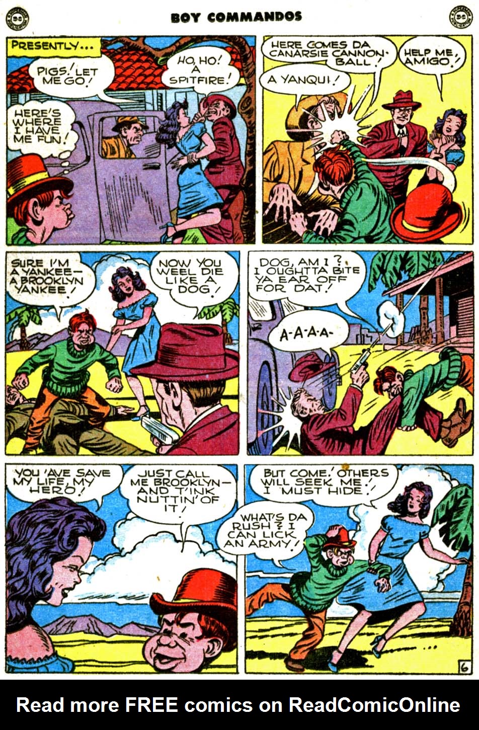 Read online Boy Commandos comic -  Issue #16 - 22