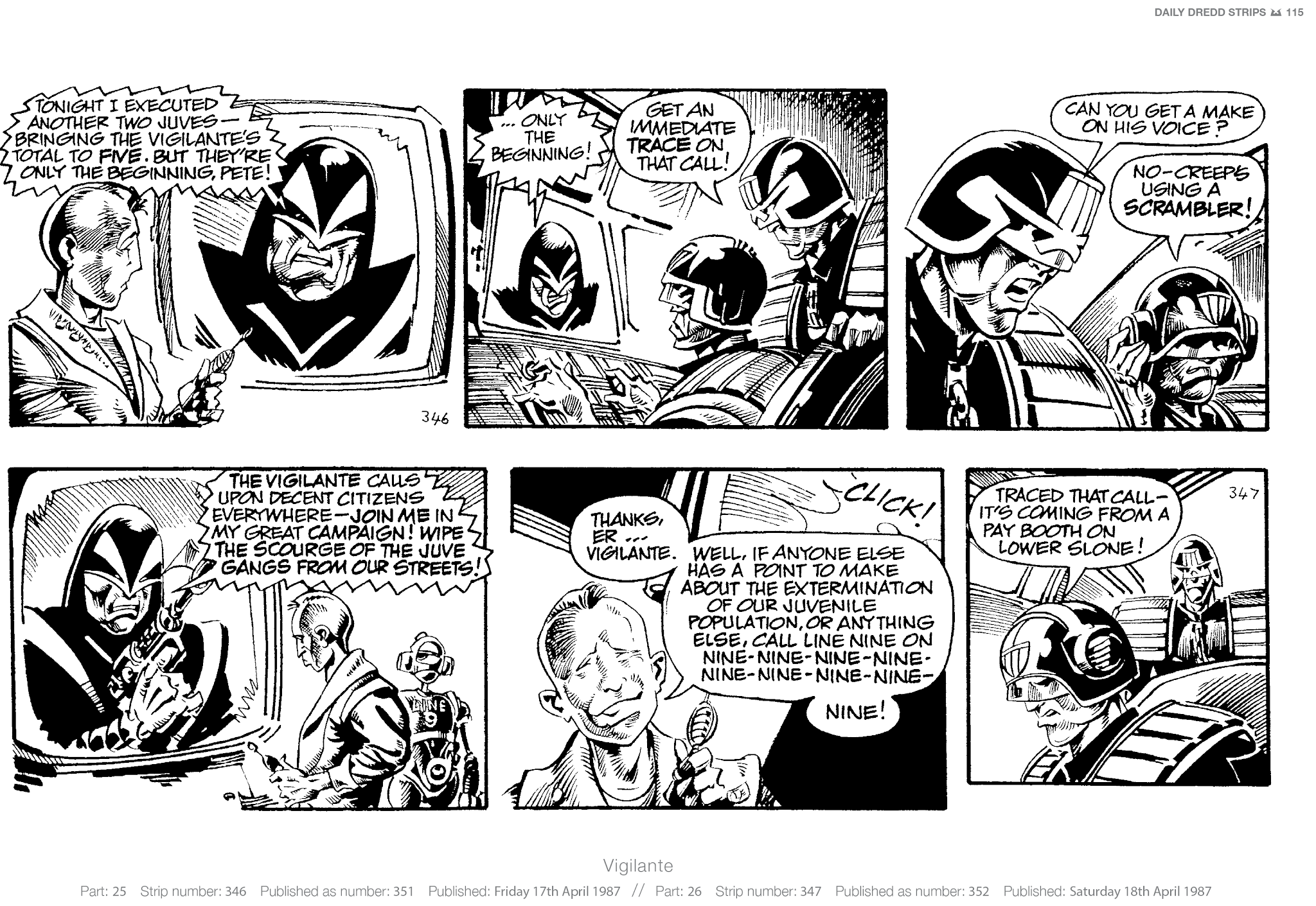 Read online Judge Dredd: The Daily Dredds comic -  Issue # TPB 2 - 118