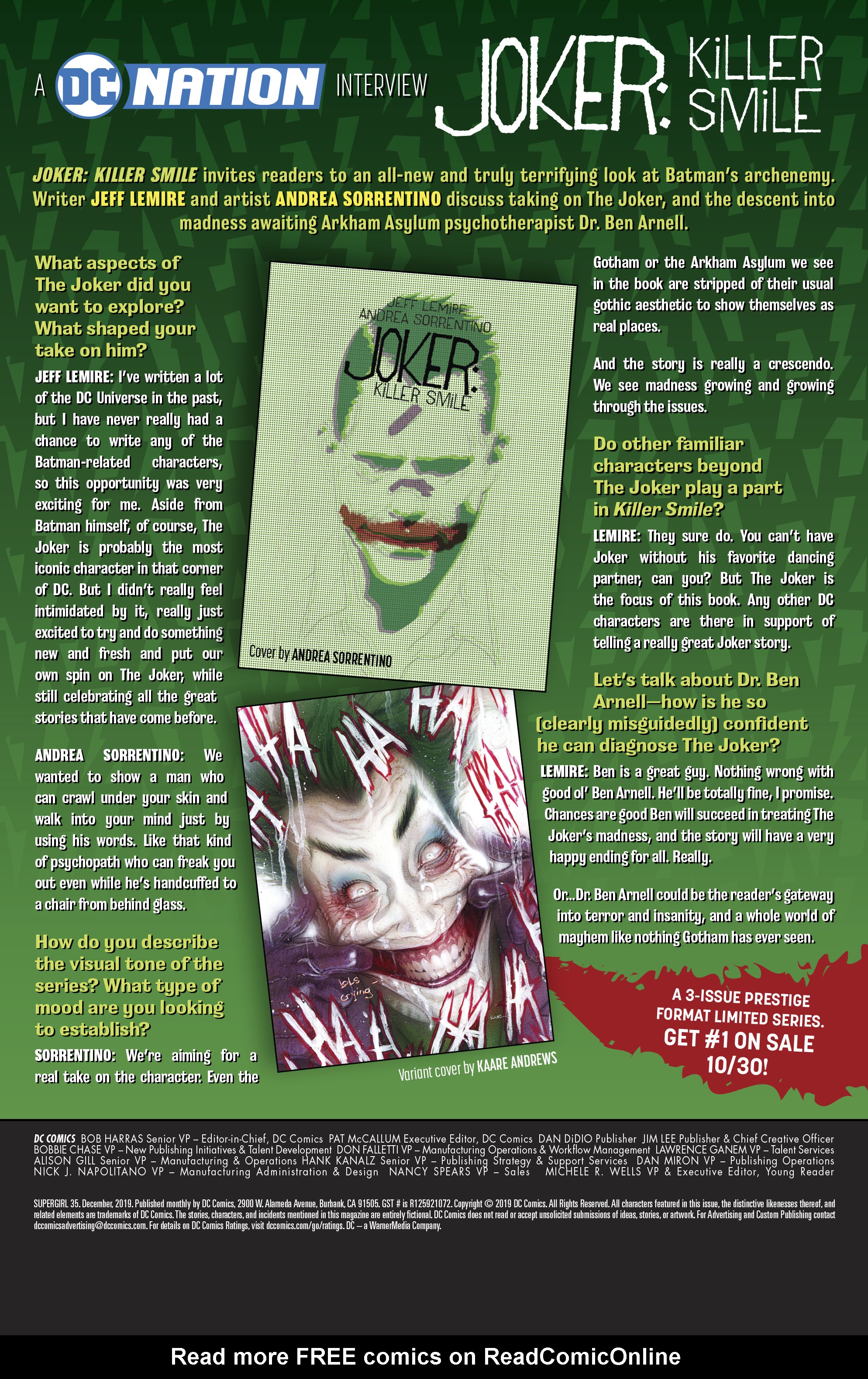 Read online Supergirl (2016) comic -  Issue #35 - 21