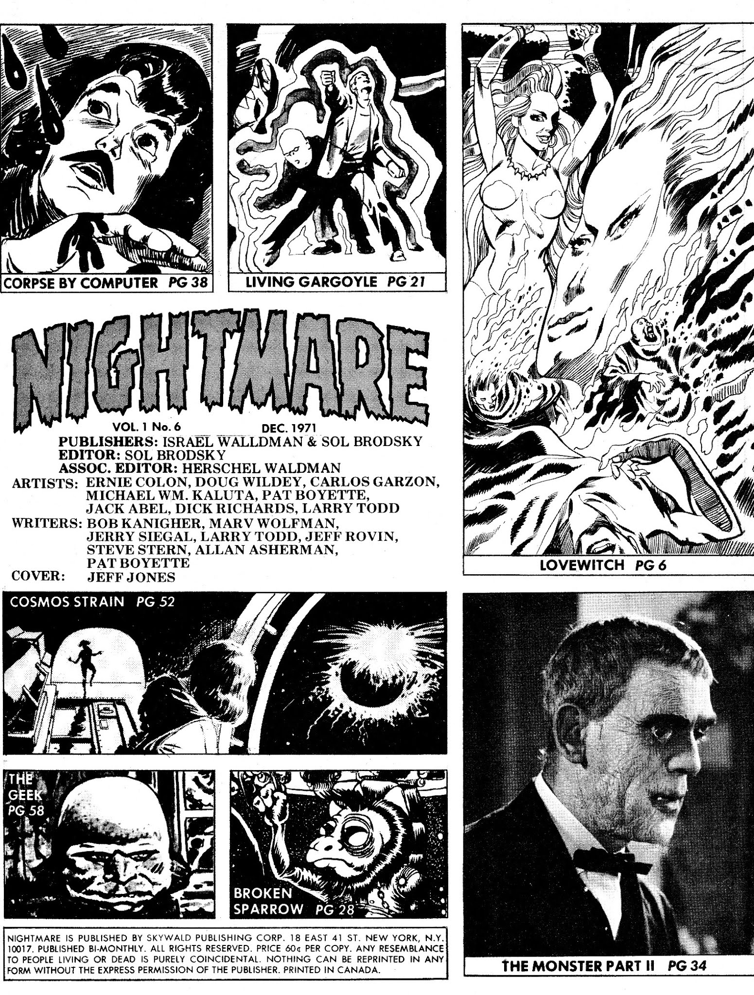 Read online Nightmare (1970) comic -  Issue #6 - 3