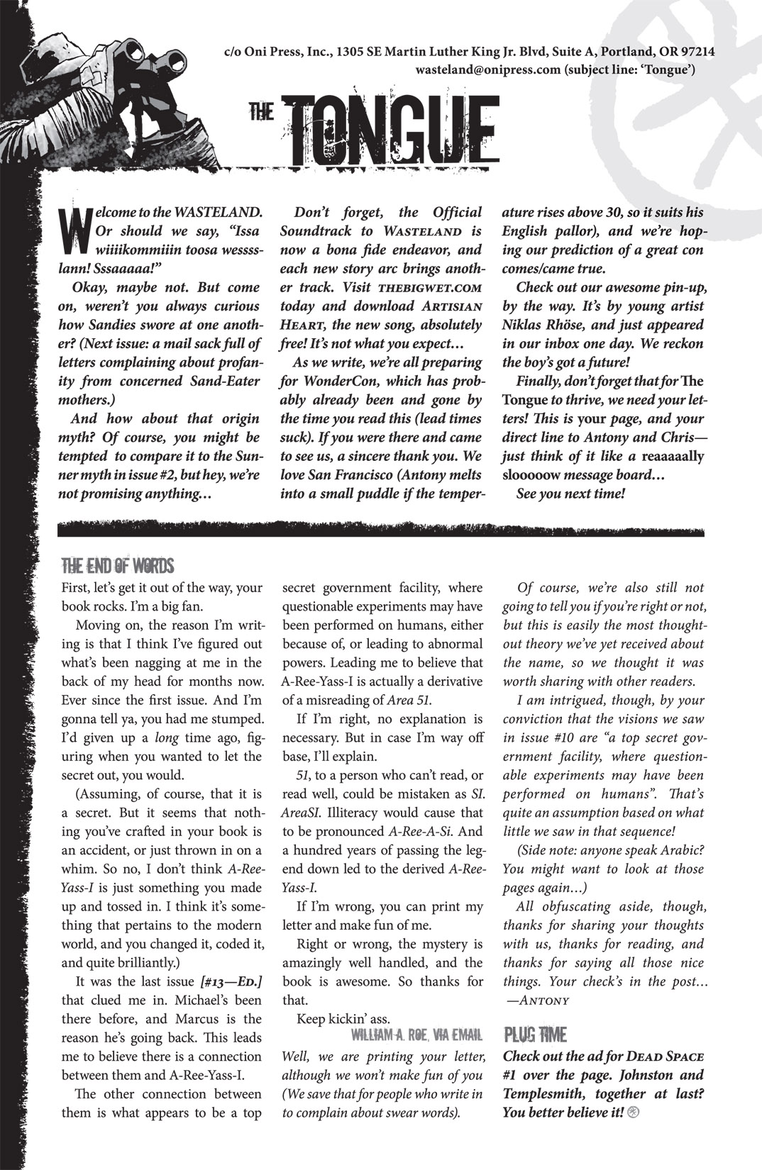 Read online Wasteland (2006) comic -  Issue #15 - 26