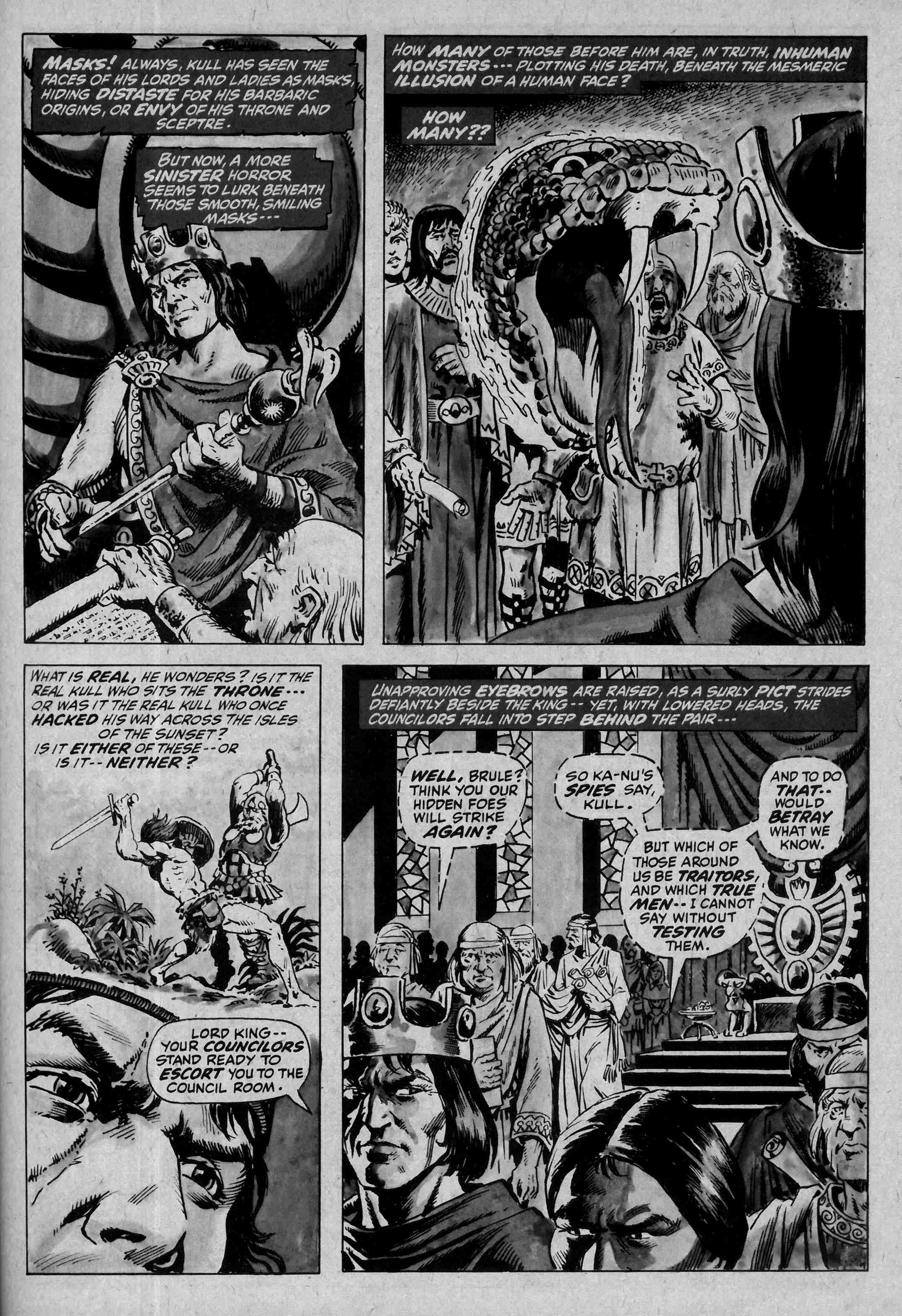 Read online Kull and the Barbarians comic -  Issue #1 - 39