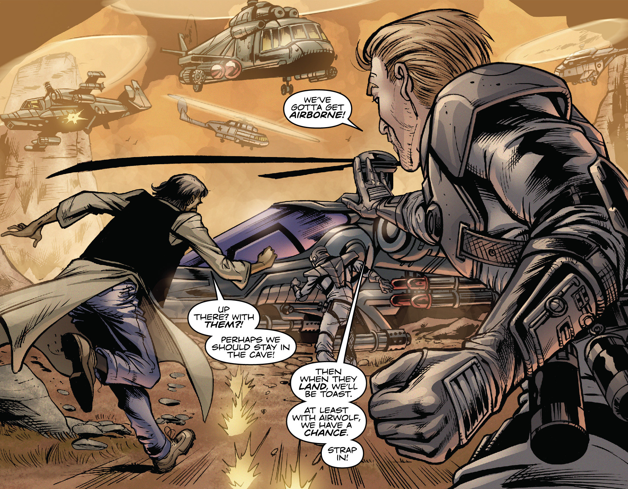 Read online Airwolf Airstrikes comic -  Issue #1 - 17