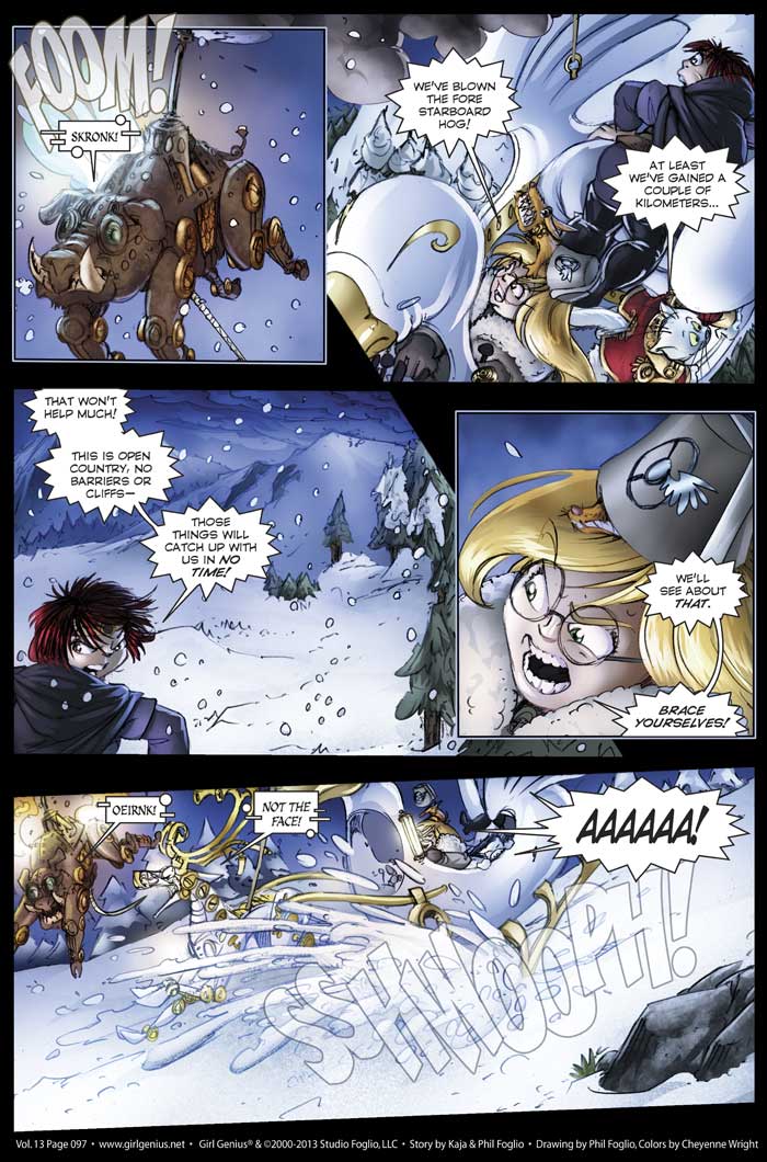 Read online Girl Genius (2002) comic -  Issue #13 - 98