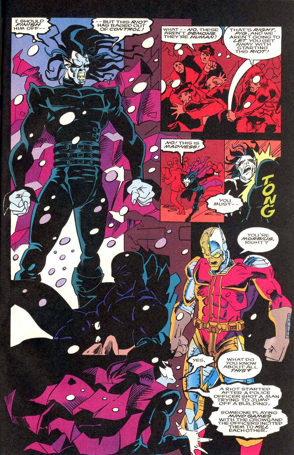 Read online Morbius: The Living Vampire (1992) comic -  Issue #18 - 21