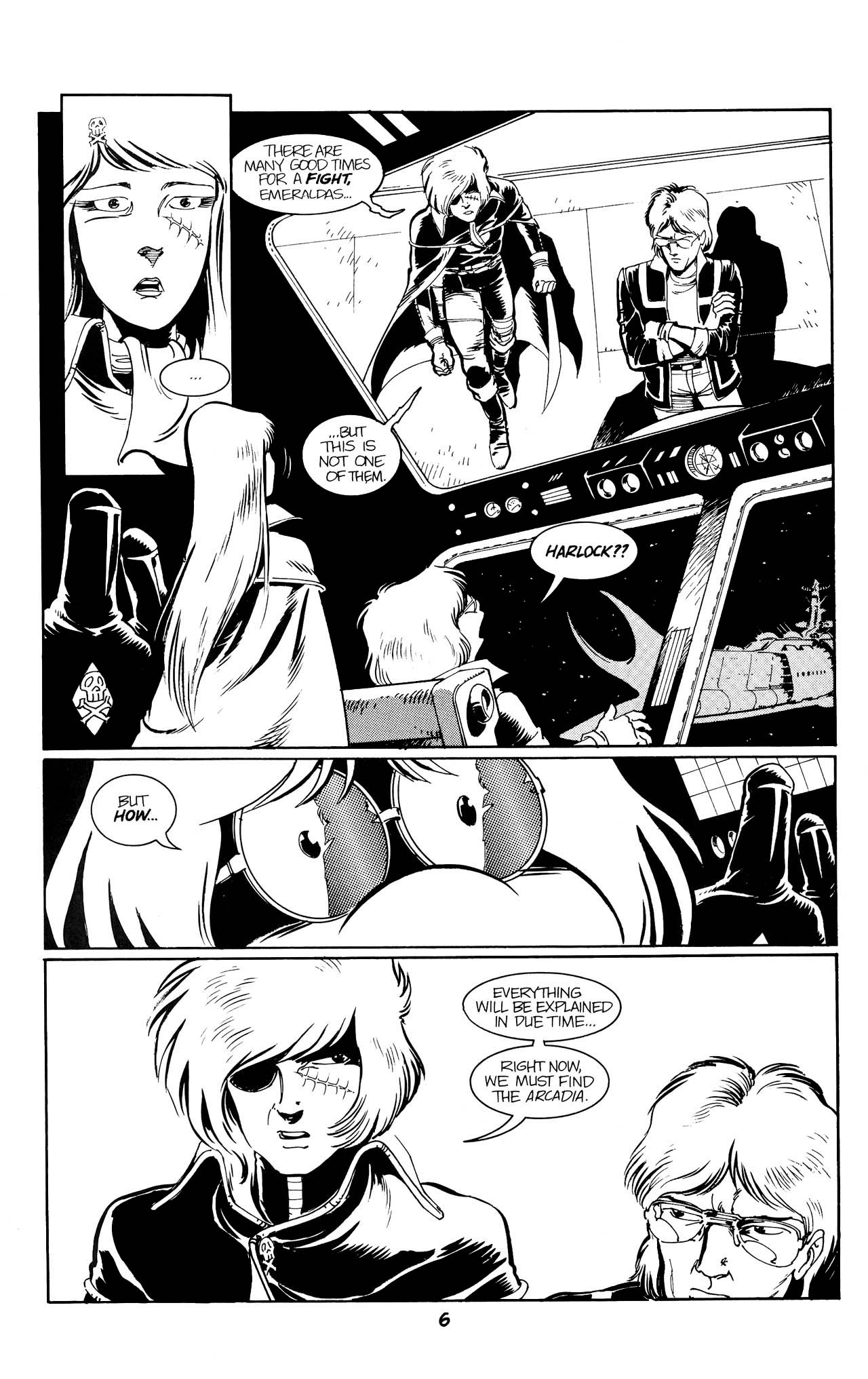 Read online Captain Harlock: Deathshadow Rising comic -  Issue #5 - 8