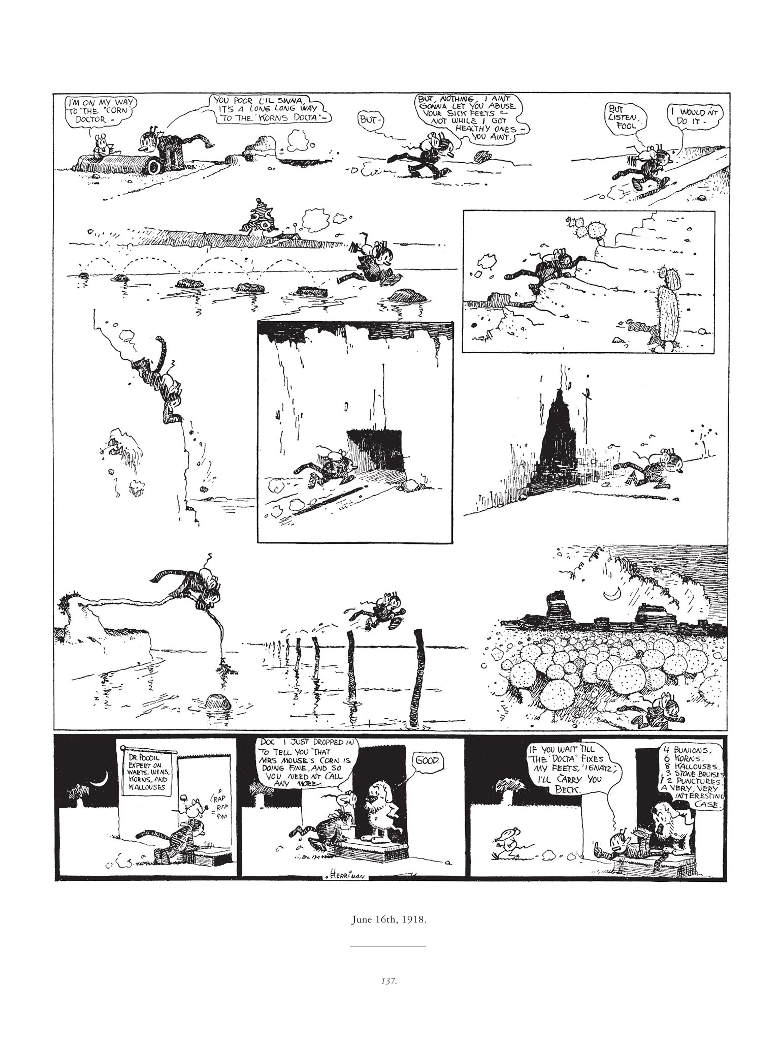 Read online Krazy & Ignatz comic -  Issue # TPB 1 - 137