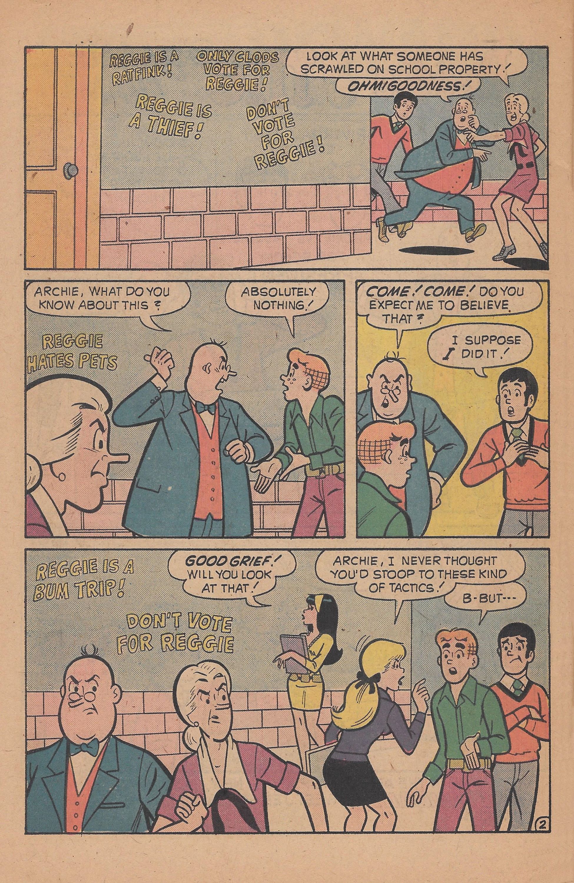 Read online Reggie and Me (1966) comic -  Issue #77 - 30