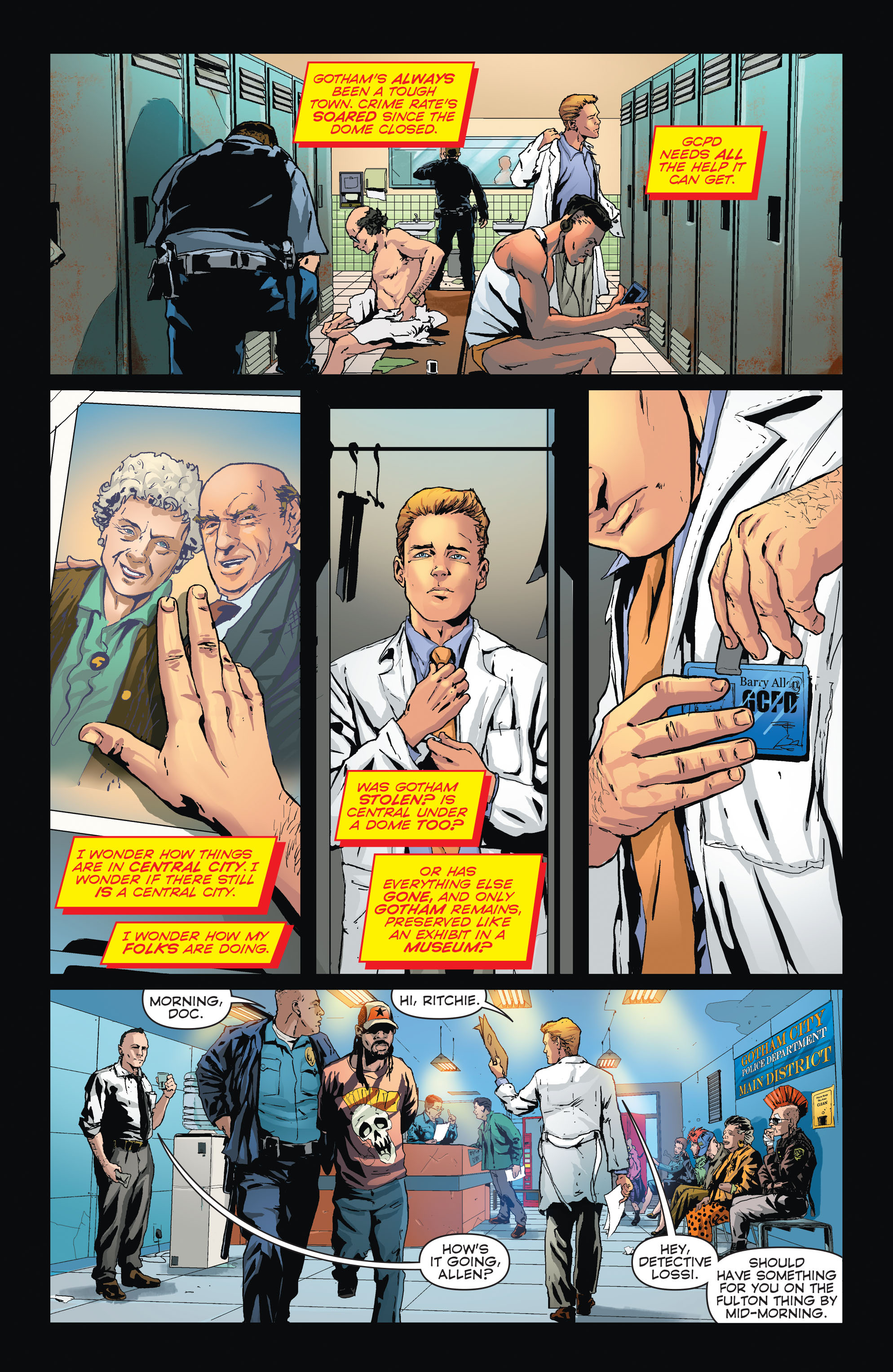 Read online Convergence Flash comic -  Issue #1 - 10