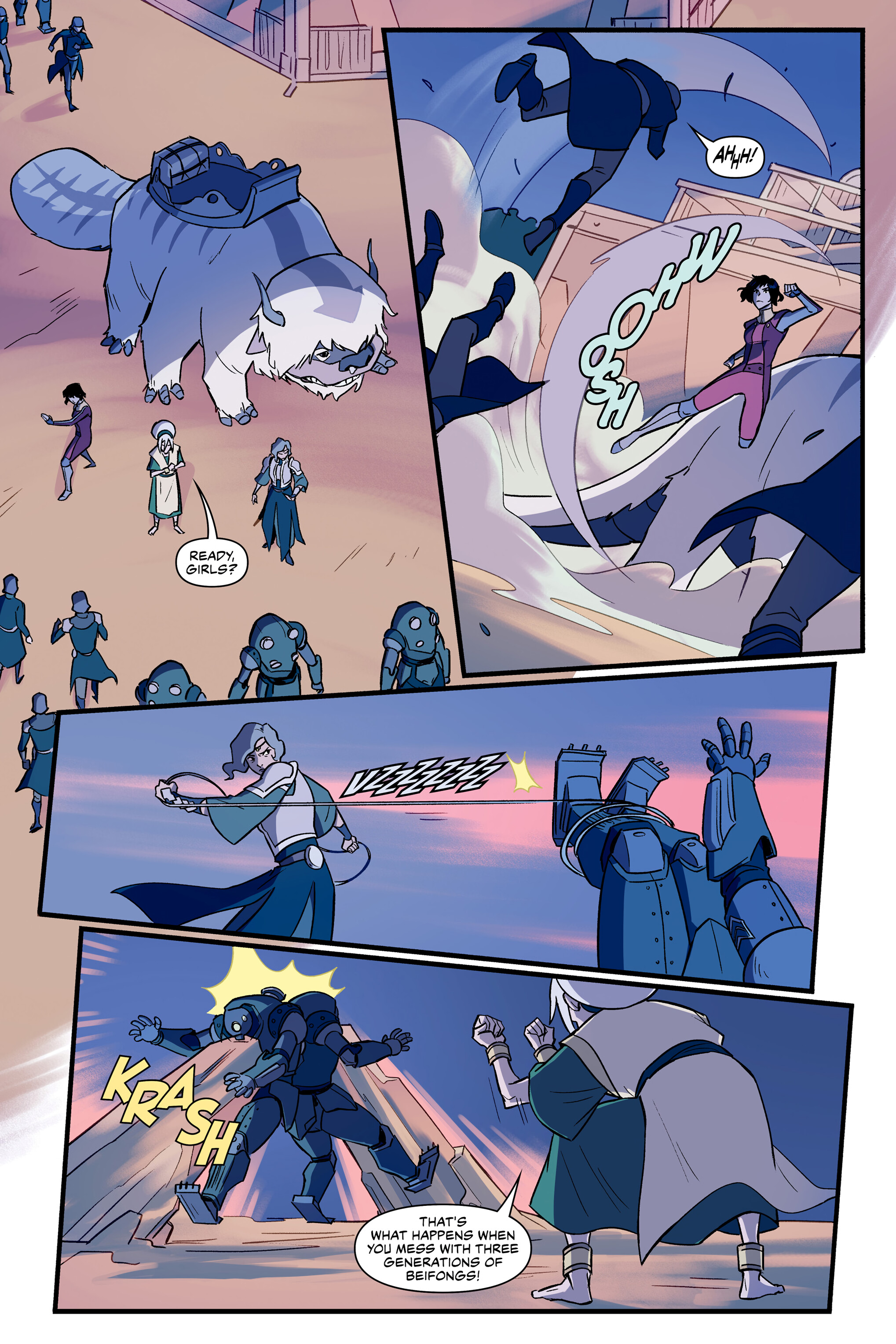 Read online Nickelodeon The Legend of Korra: Ruins of the Empire comic -  Issue # TPB 3 - 55