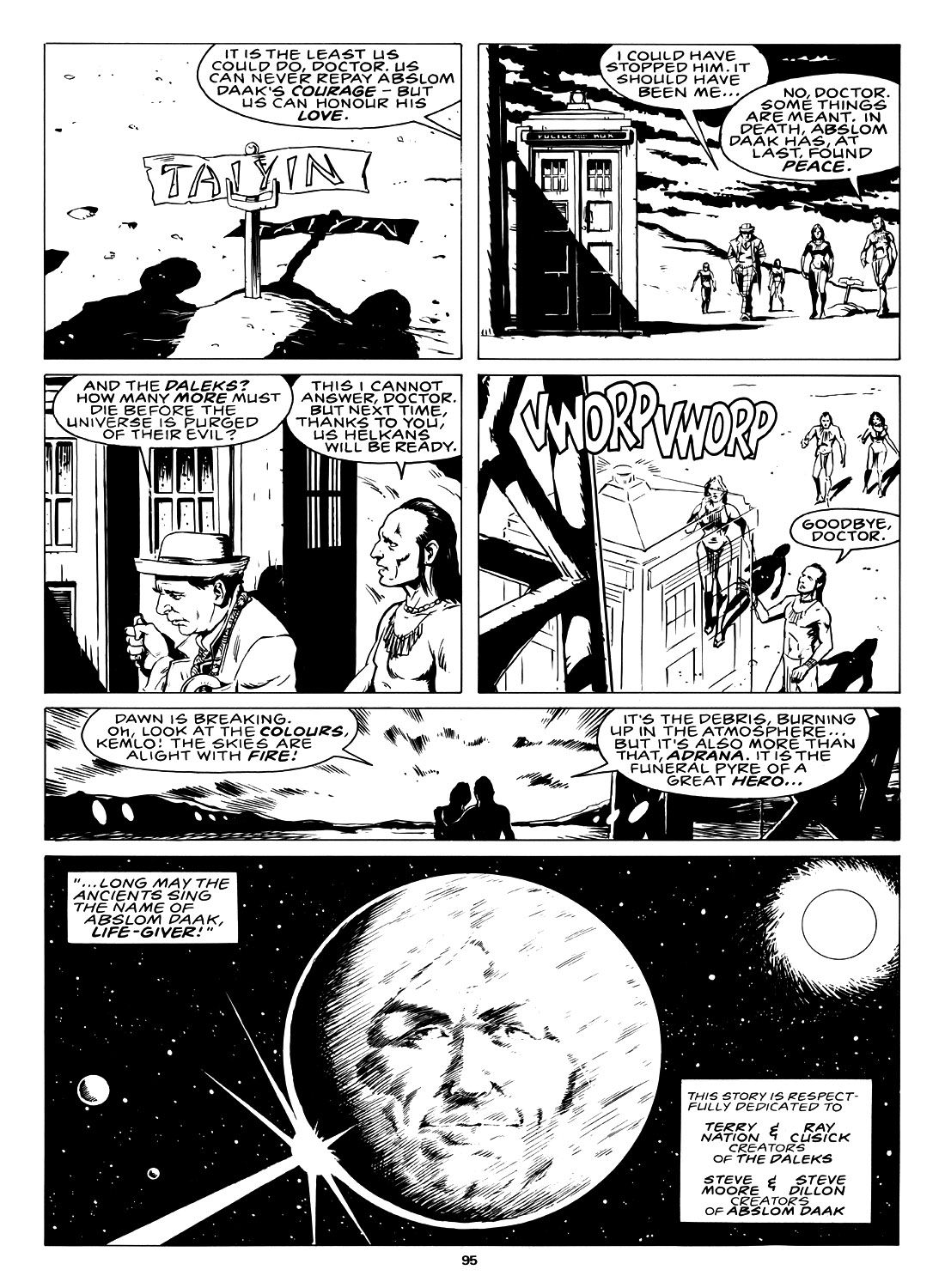 Read online Marvel Graphic Novel comic -  Issue #4 Abslom Daak, Dalek Killer - 89