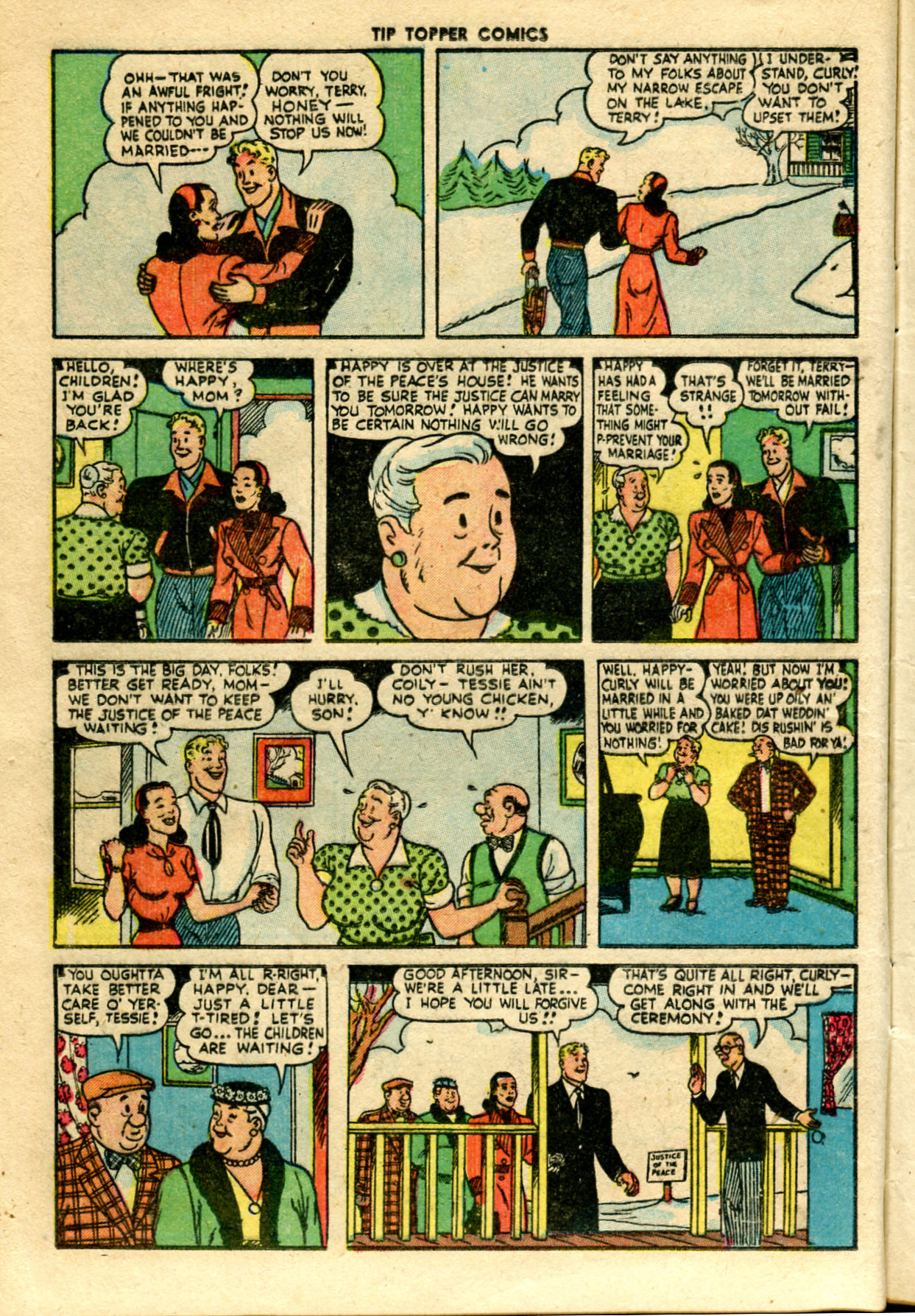 Read online Tip Topper Comics comic -  Issue #2 - 16
