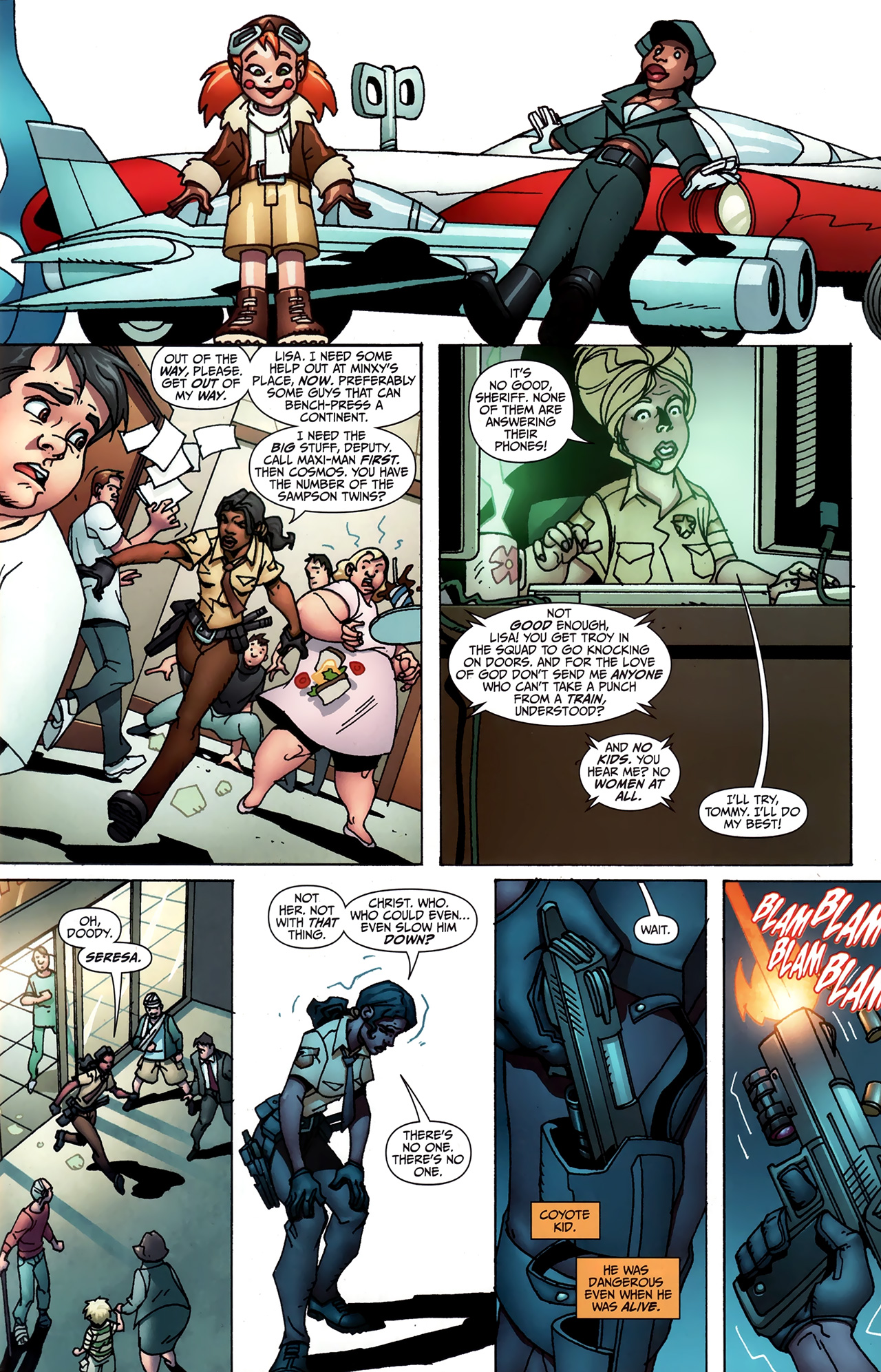 Read online Welcome To Tranquility: One Foot In The Grave comic -  Issue #4 - 8