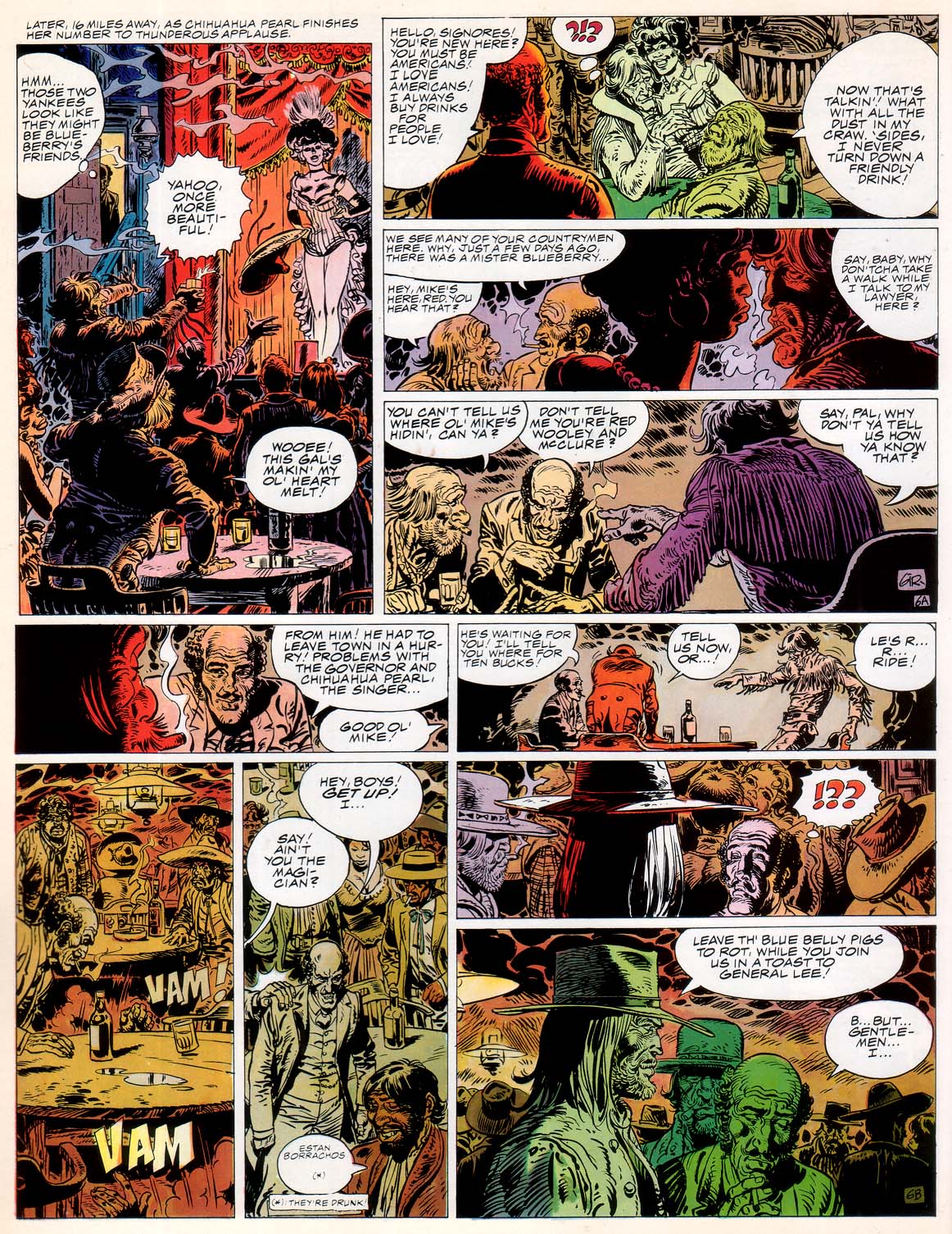 Read online Epic Graphic Novel: Blueberry comic -  Issue #1 - 58