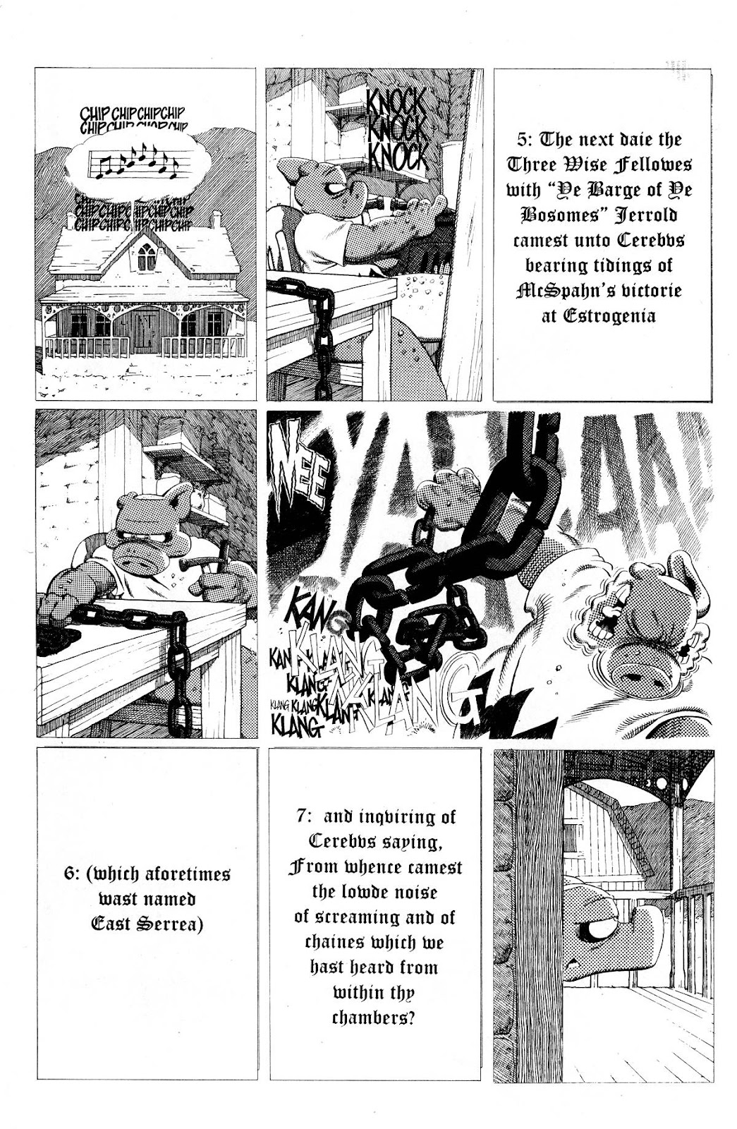 Cerebus Issue #276 #275 - English 4 Cerebus Issue #276 #275 - English 4