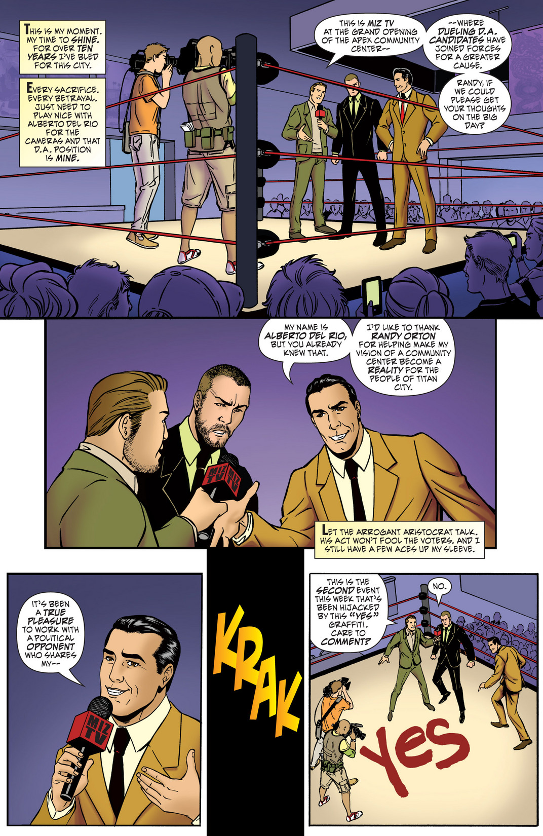 Read online WWE Superstars comic -  Issue #1 - 4