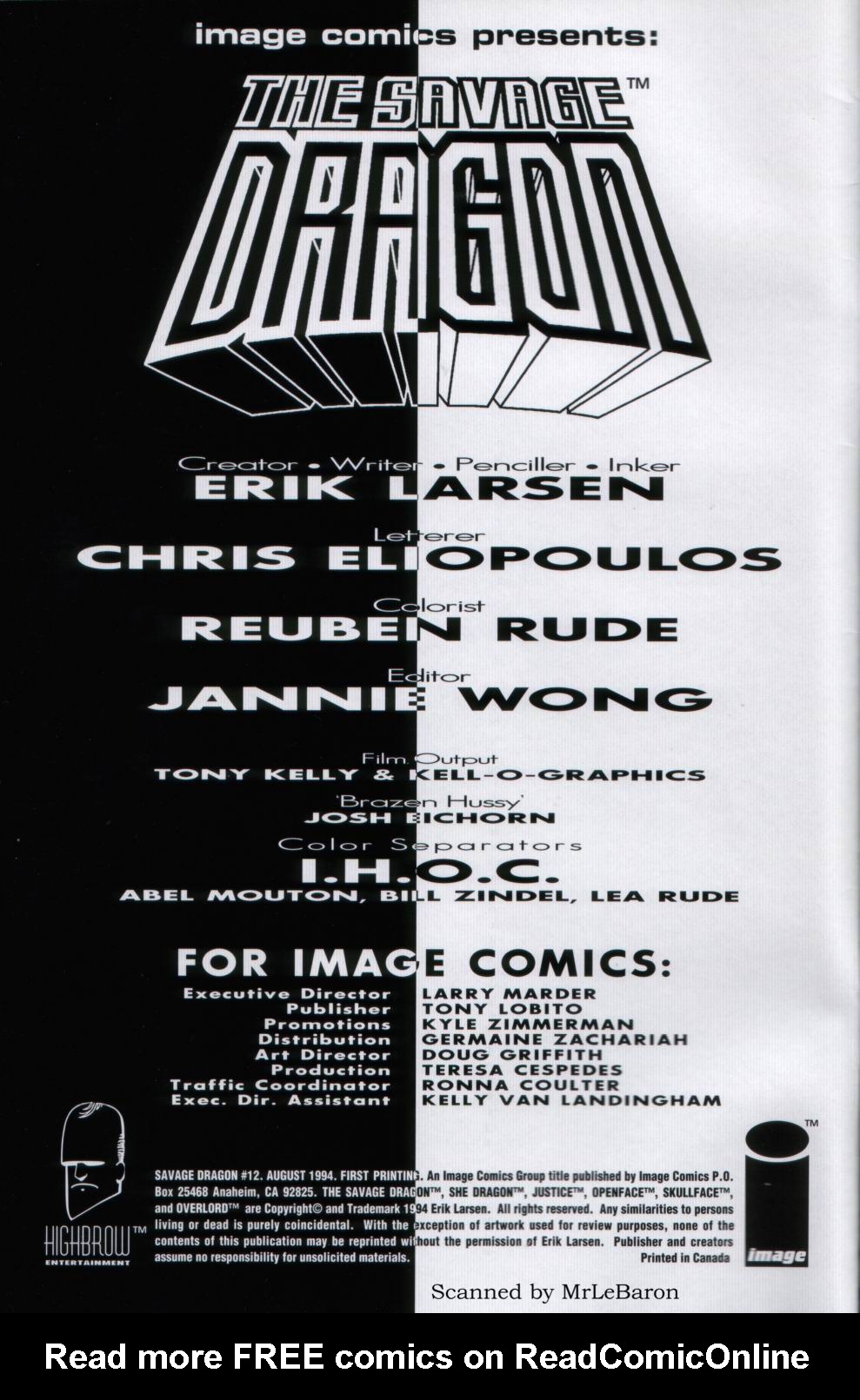 Read online The Savage Dragon (1993) comic -  Issue #12 - 2