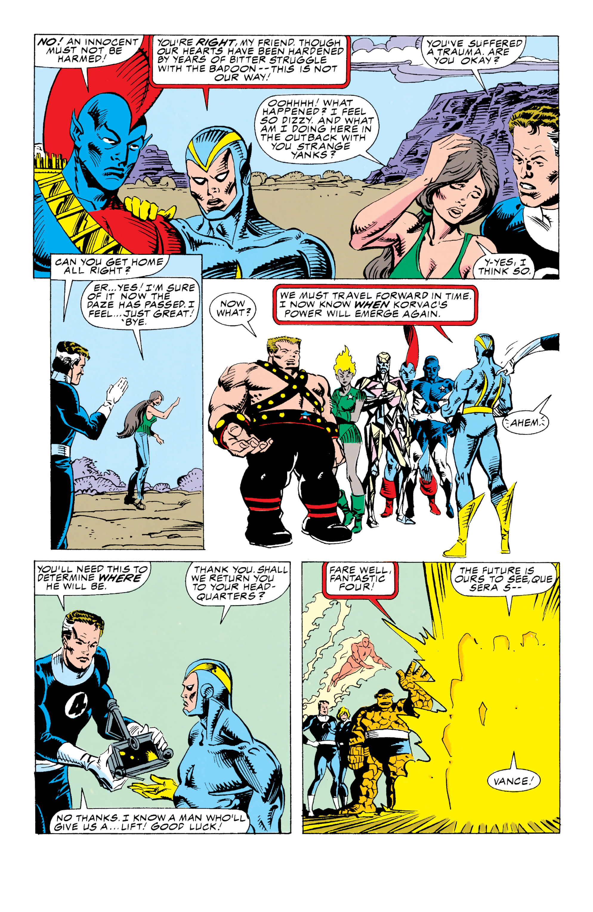 Read online Fantastic Four: Korvac Quest comic -  Issue # TPB - 27