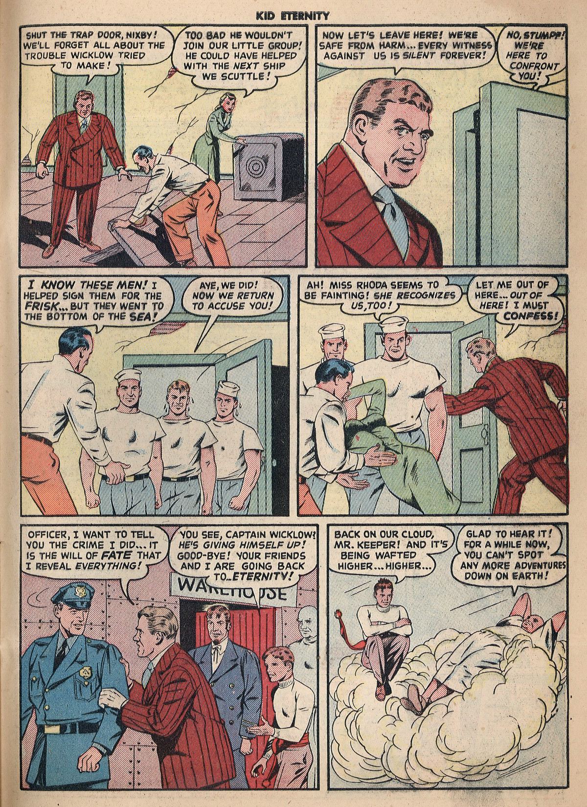 Read online Kid Eternity (1946) comic -  Issue #18 - 34