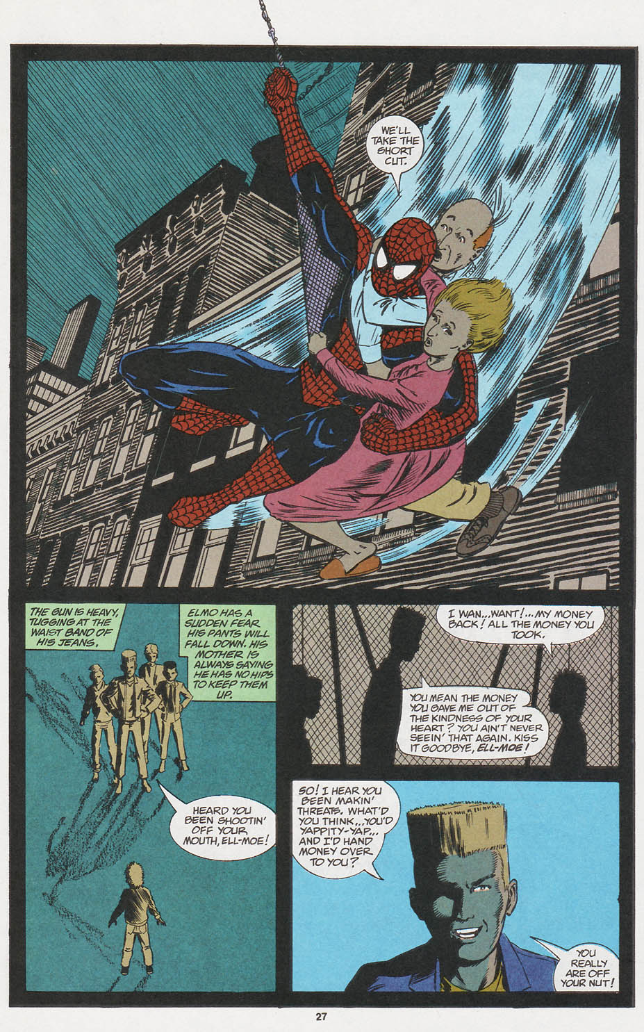 Read online Spider-Man (1990) comic -  Issue #28 - There's Something About A Gun Part 2 - 21