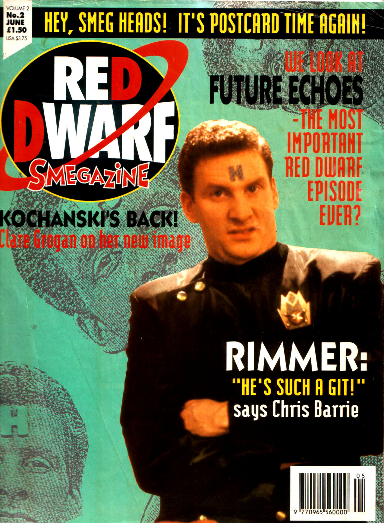 Read online Red Dwarf Smegazine (1993) comic -  Issue #2 - 1