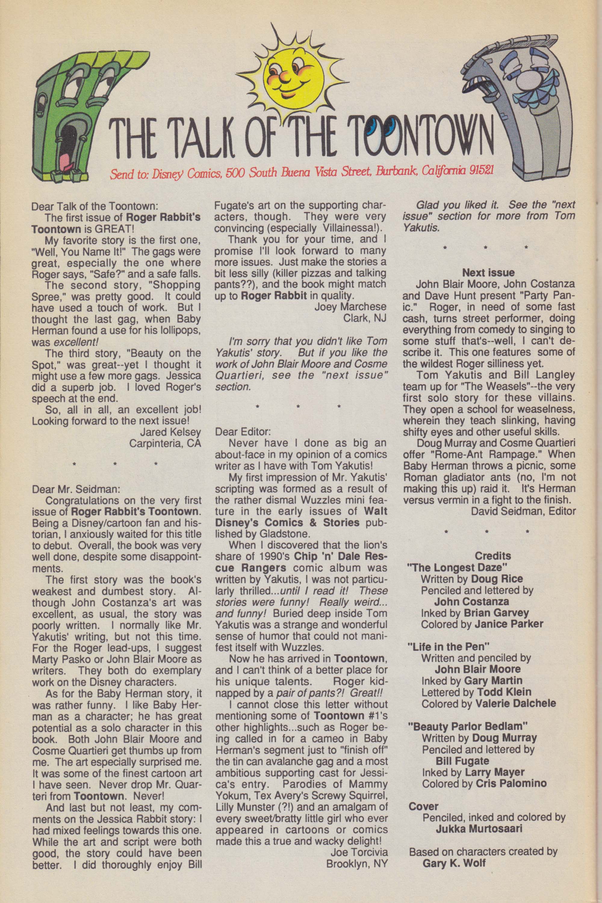 Read online Roger Rabbit's Toontown comic -  Issue #4 - 34