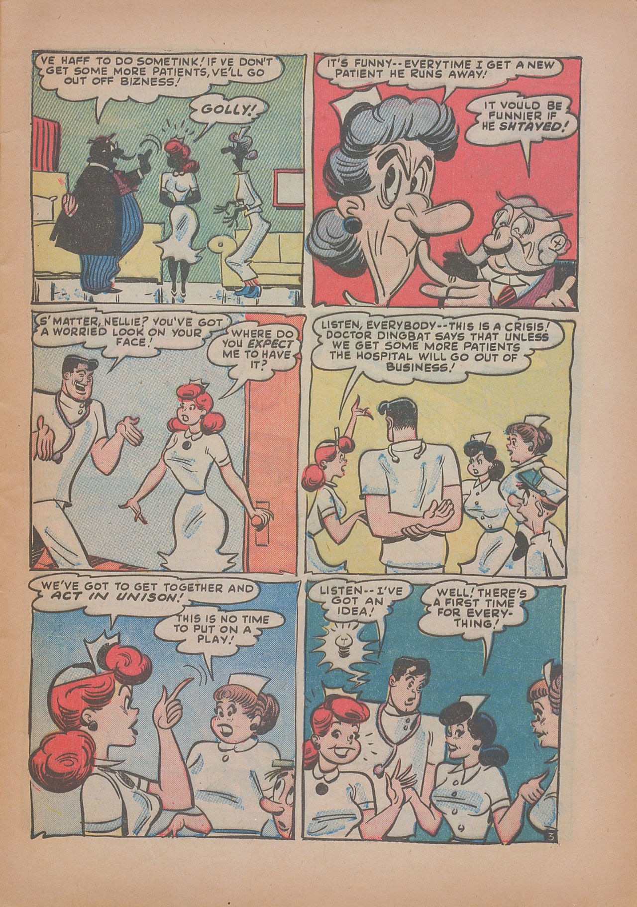 Read online Nellie The Nurse (1945) comic -  Issue #30 - 5