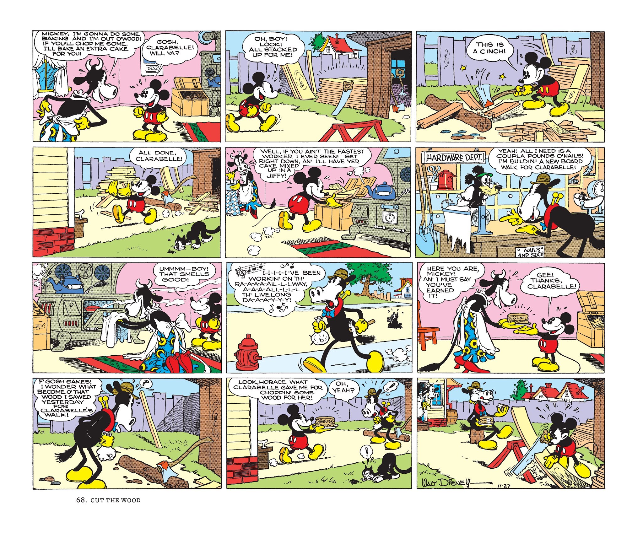 Read online Walt Disney's Mickey Mouse Color Sundays comic -  Issue # TPB 1 (Part 1) - 68