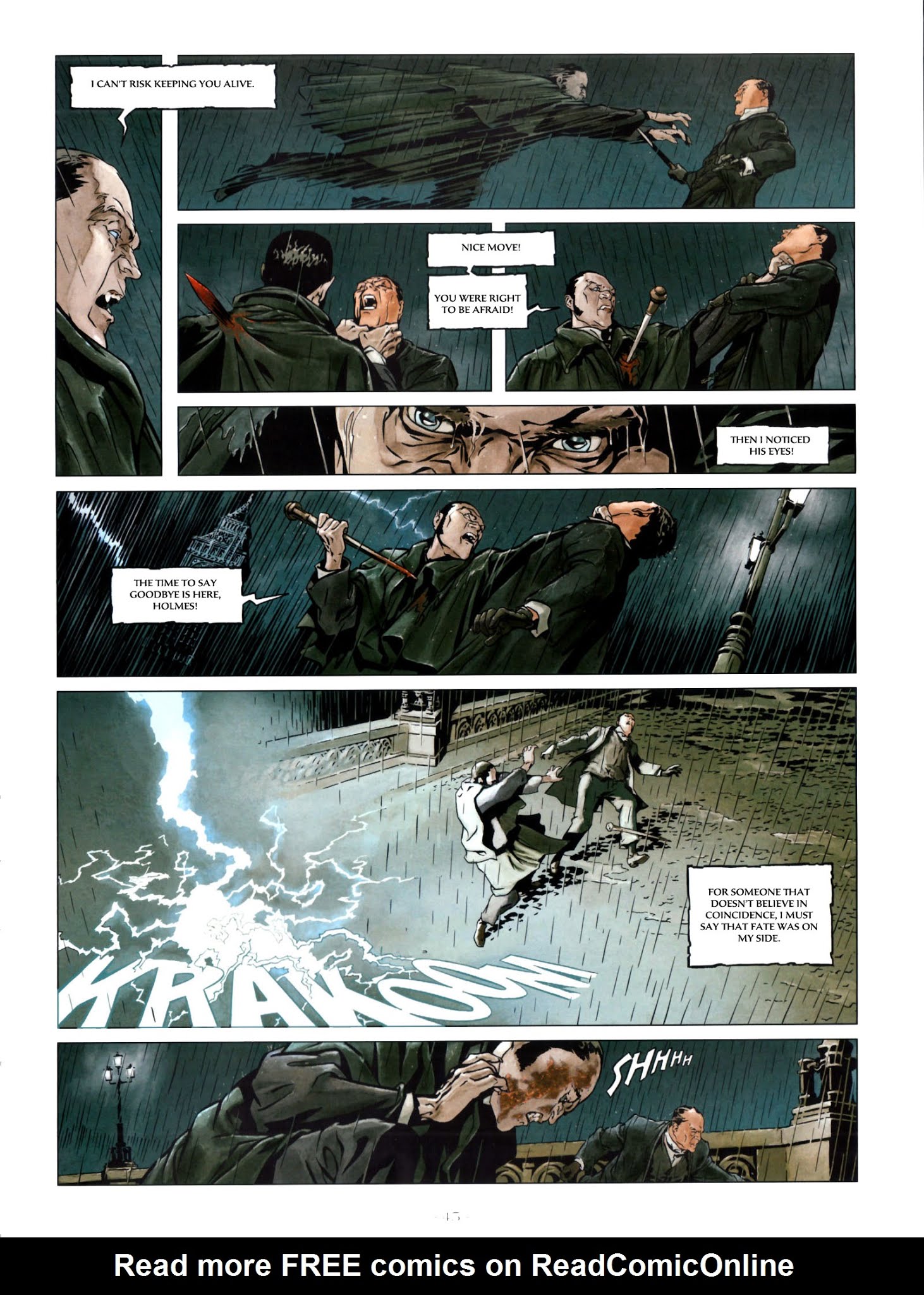 Read online Sherlock Holmes and the Vampires of London comic -  Issue # TPB - 46